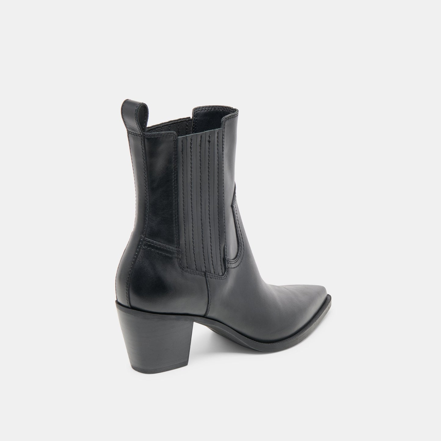Slim Black Leather Booties Dolce Vita On sale