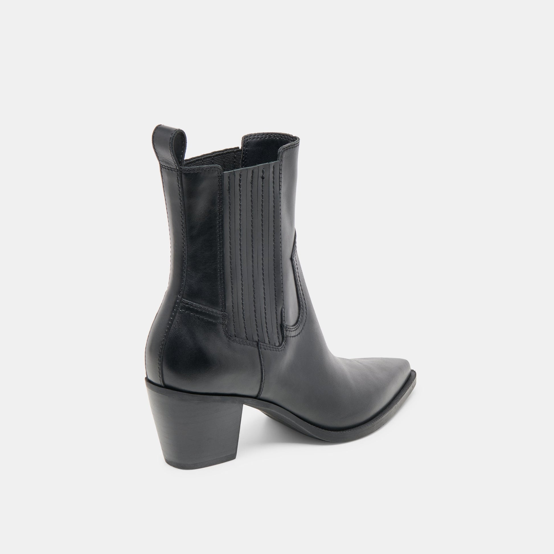Slim Black Leather Booties Dolce Vita On sale
