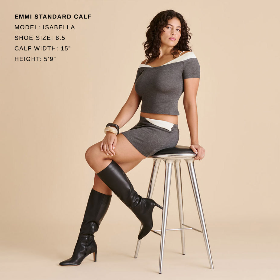 Emmi Black Leather Boots Dolce Vita us