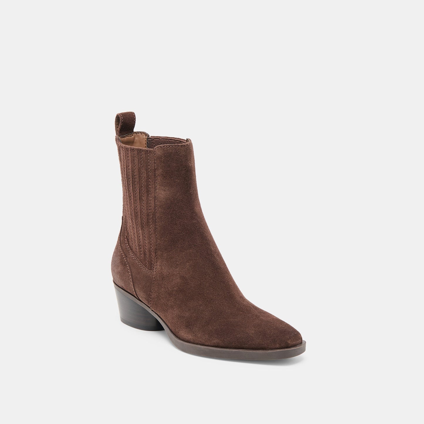 Faint H2O Waterproof Dk Brown Suede Booties Dolce Vita New