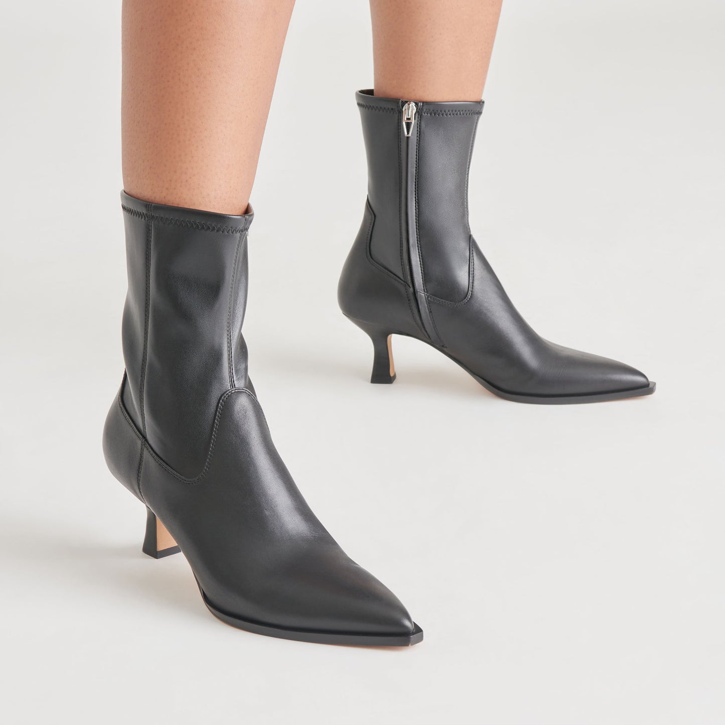Arya Black Leather Boots Dolce Vita Discount
