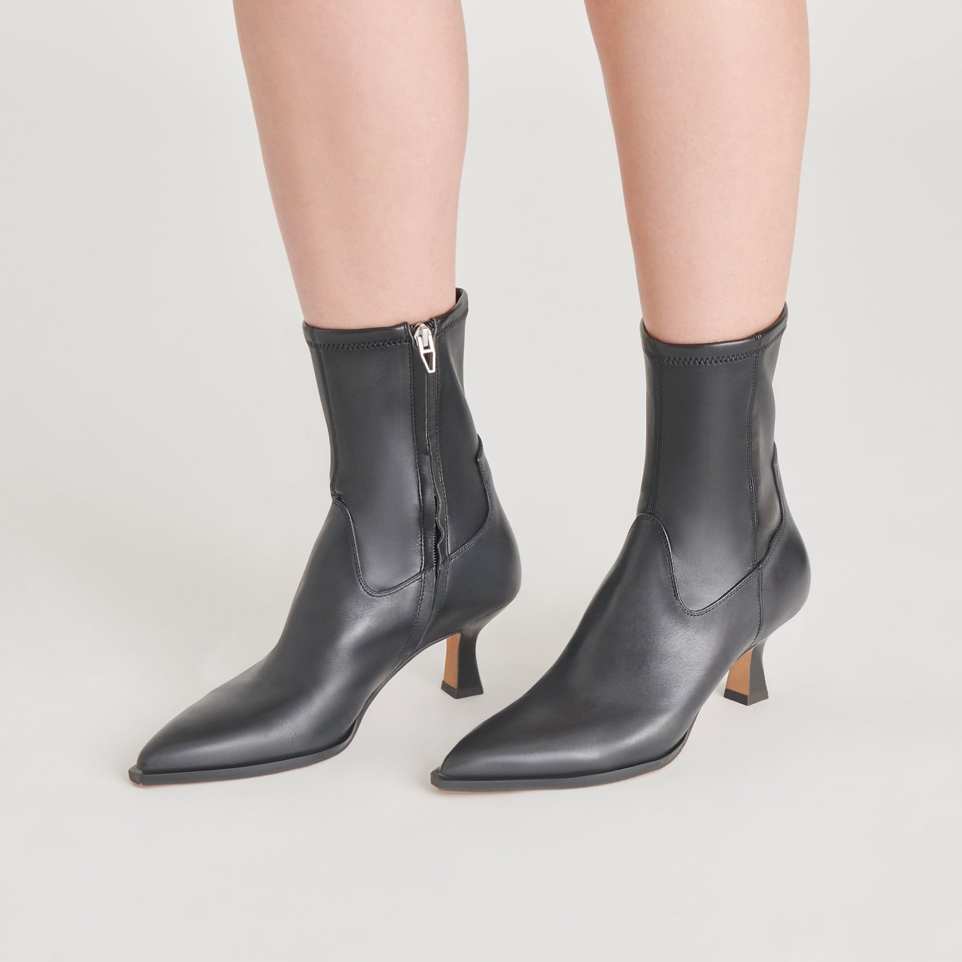 Arya Black Leather Boots Dolce Vita Discount