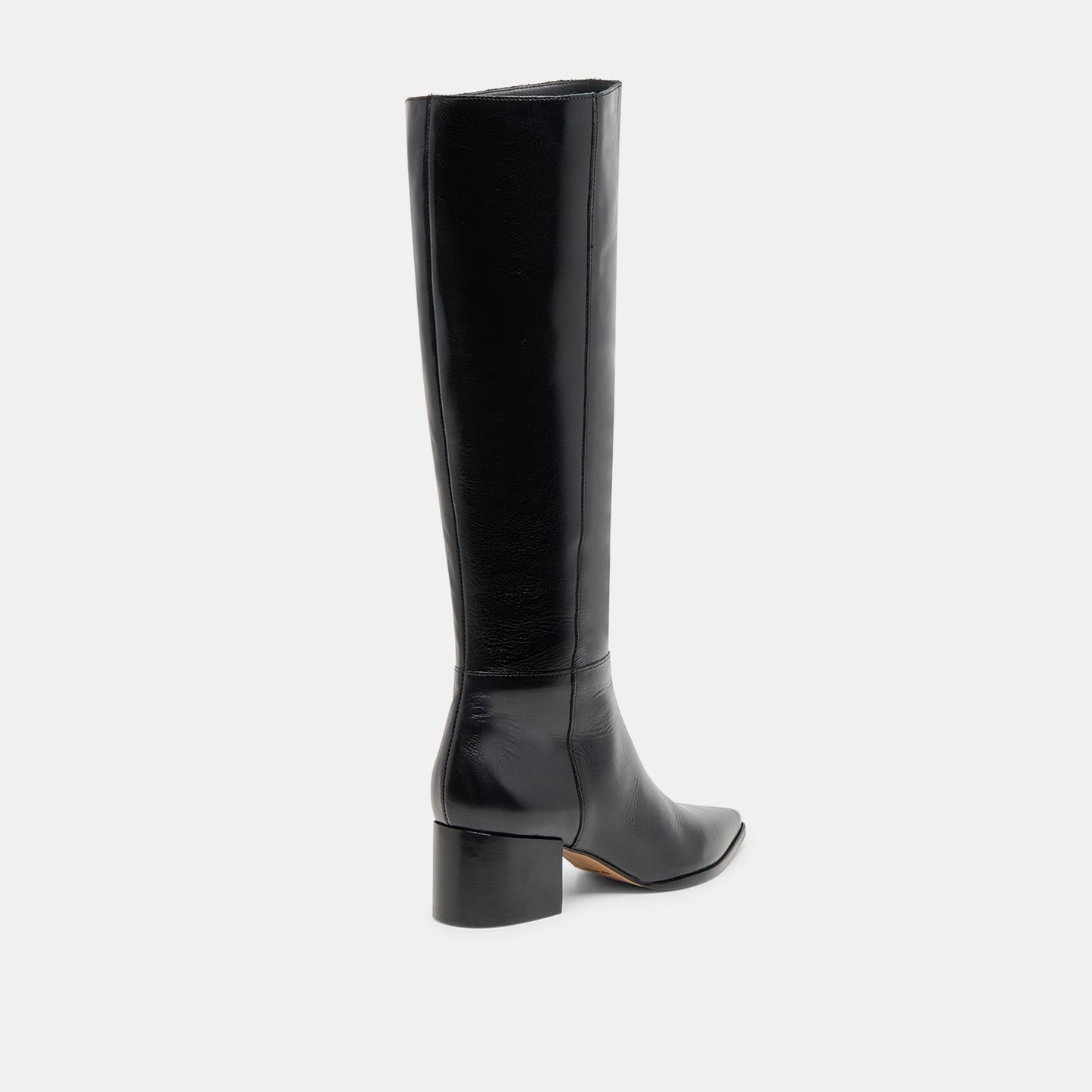 Kirson Black Leather Wide Calf Boots Dolce Vita us
