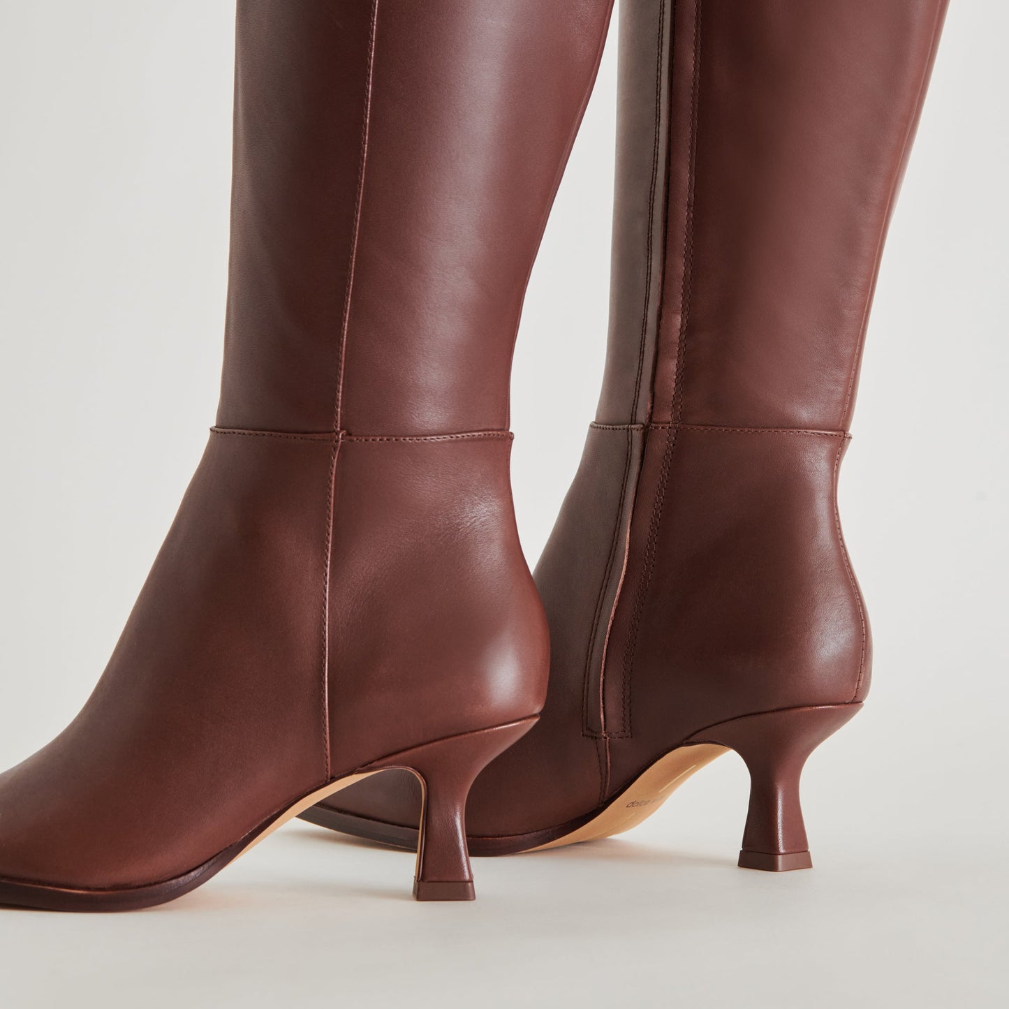 Auggie Wide Calf Boots | Chocolate Leather Boots by Dolce Vita Dolce Vita Discount