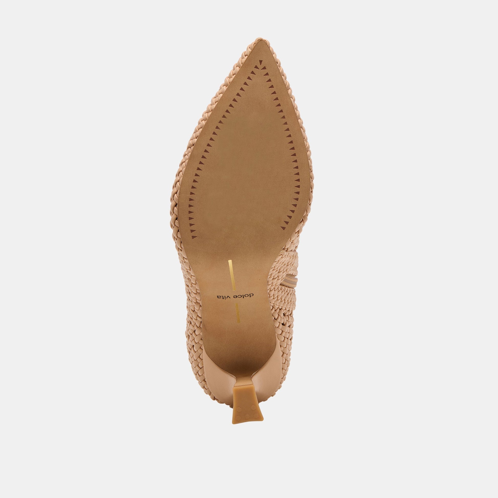 Embry Lt Tan Woven Stella Booties Dolce Vita Sale