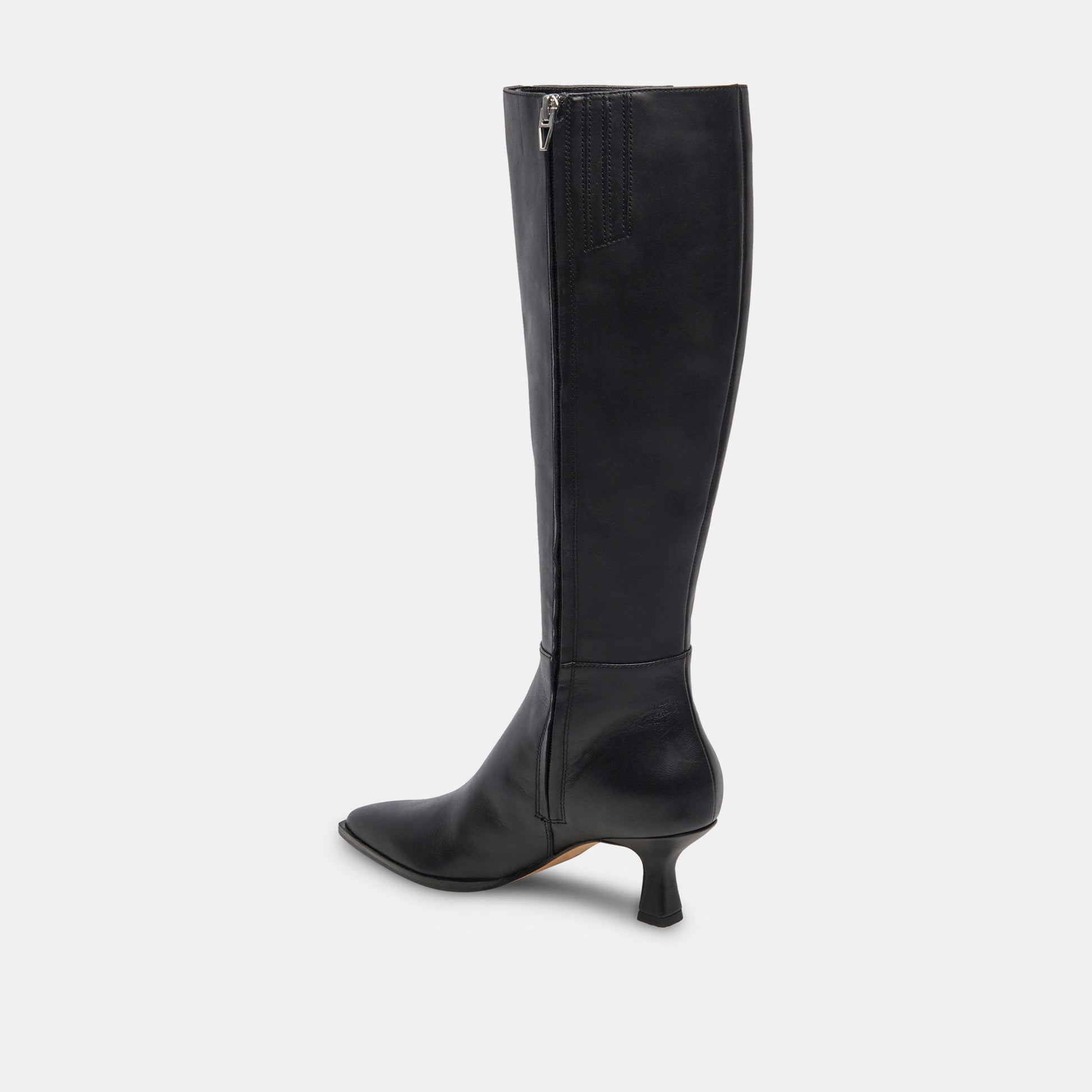 Auggie Wide Calf Boots | Black Leather Boots by Dolce Vita Dolce Vita New