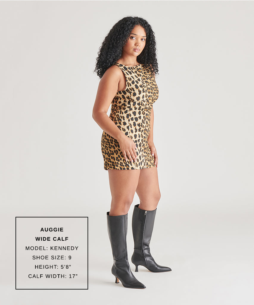 Auggie Wide Calf Boots | Black Leather Boots by Dolce Vita Dolce Vita New