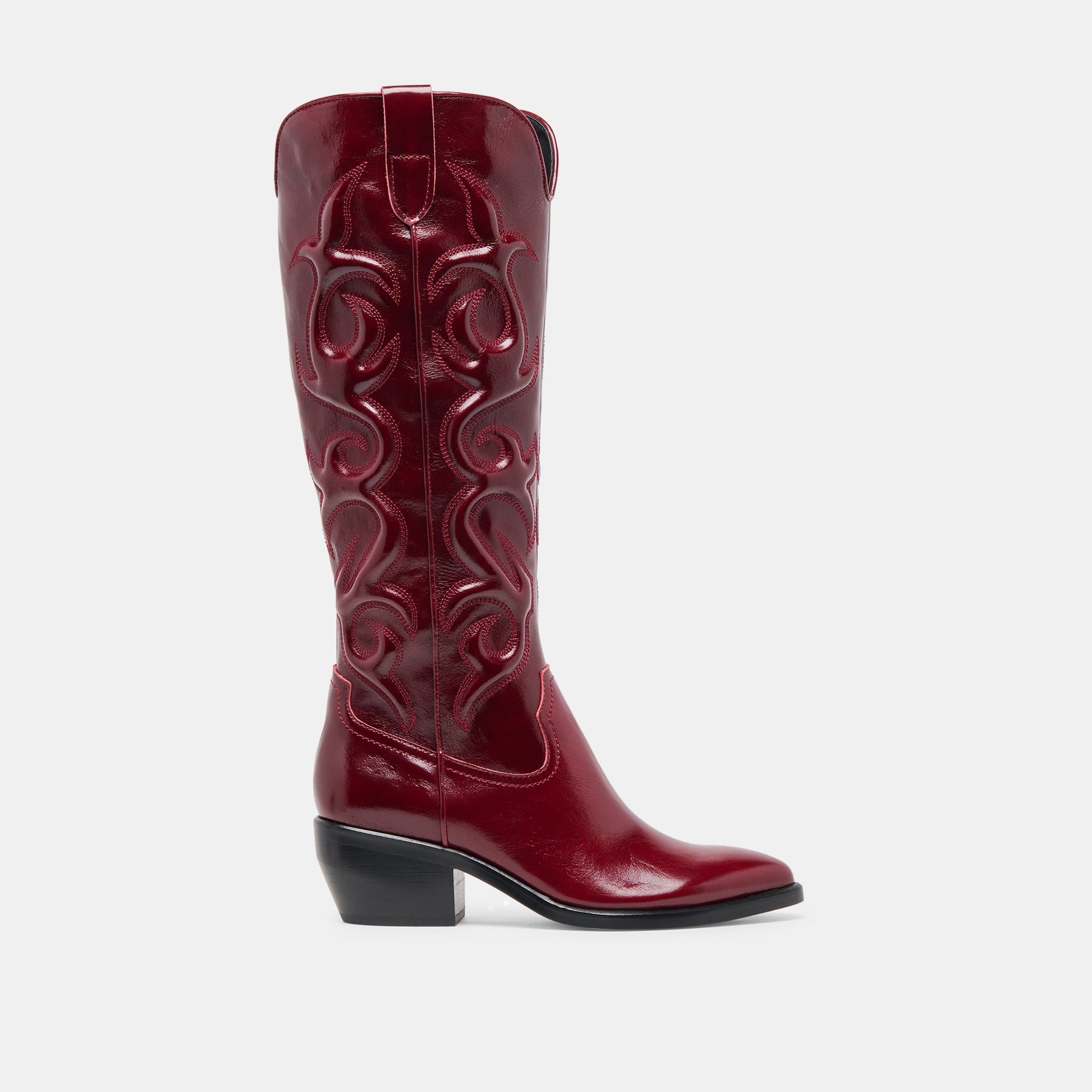 Mirla Oxblood Leather Boots Dolce Vita Online