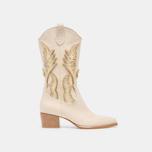 Vila Ivory Leather Boots Dolce Vita On sale