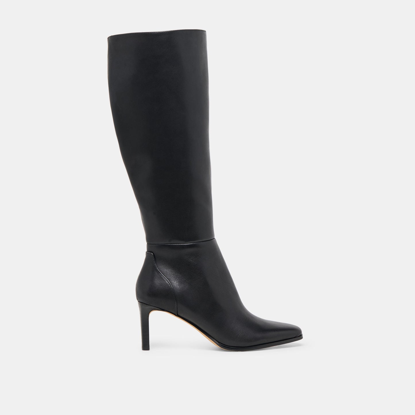 Emmi Black Leather Wide Calf Boots Dolce Vita For sale