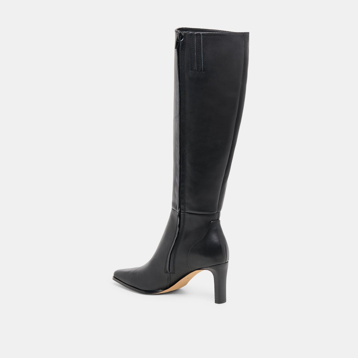 Emmi Black Leather Wide Calf Boots Dolce Vita For sale
