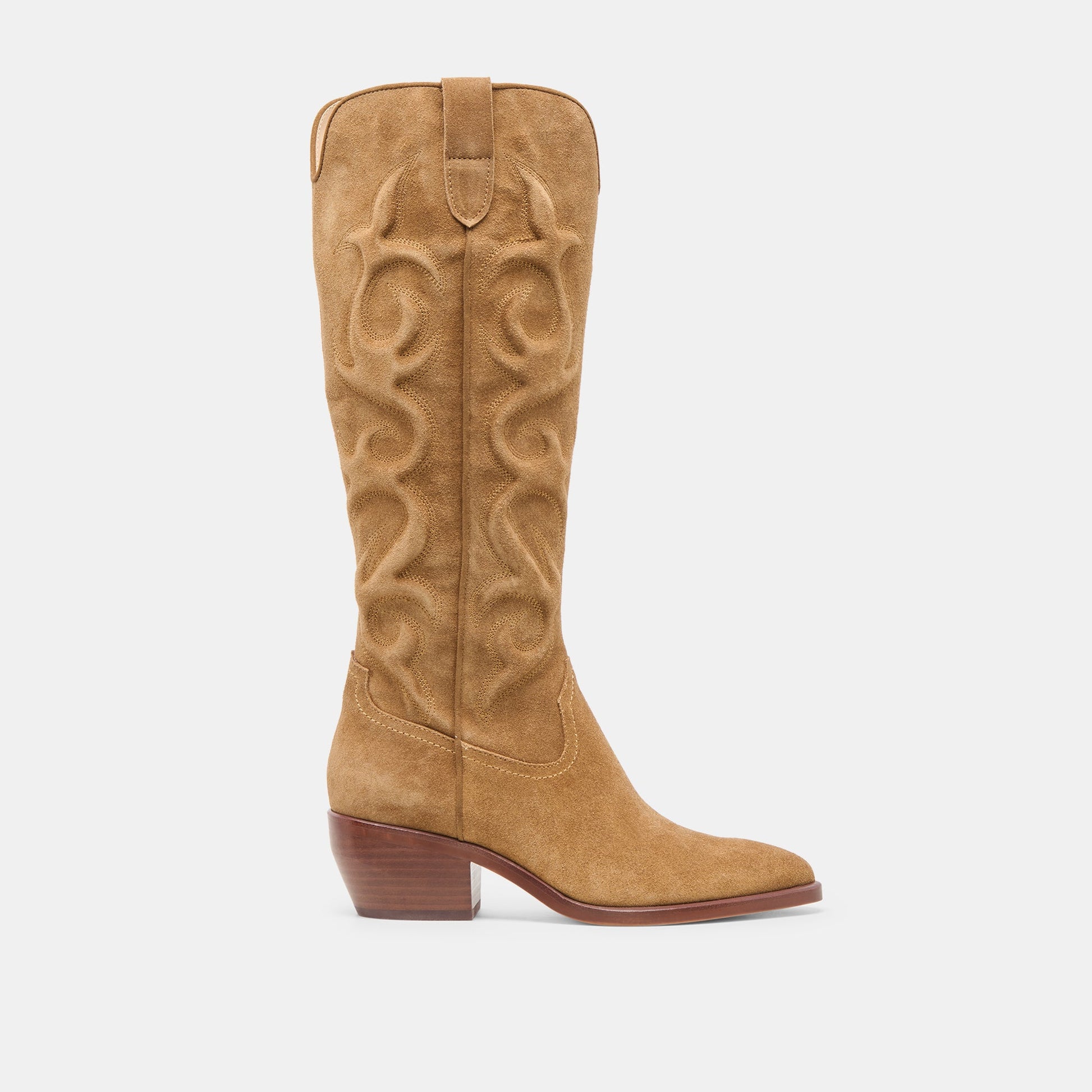 Mirla Lt Brown Suede Boots Dolce Vita us