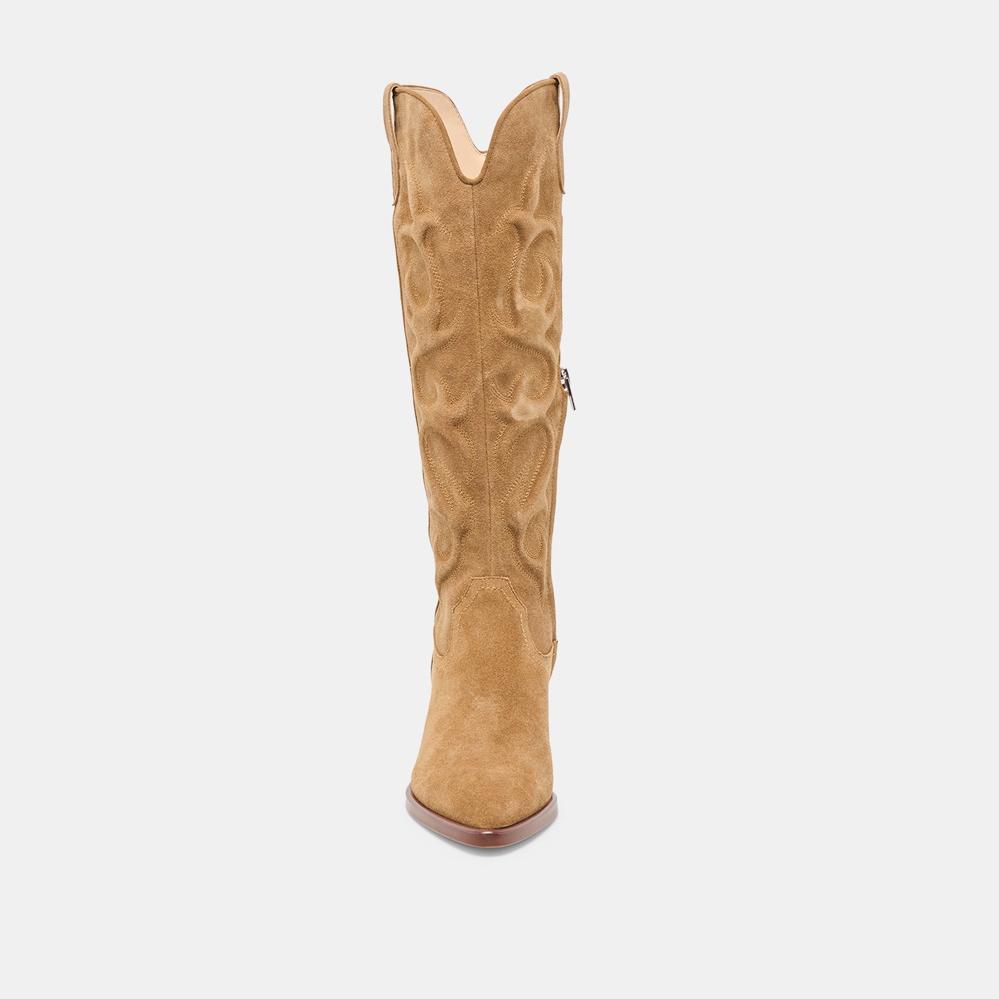 Mirla Lt Brown Suede Boots Dolce Vita us