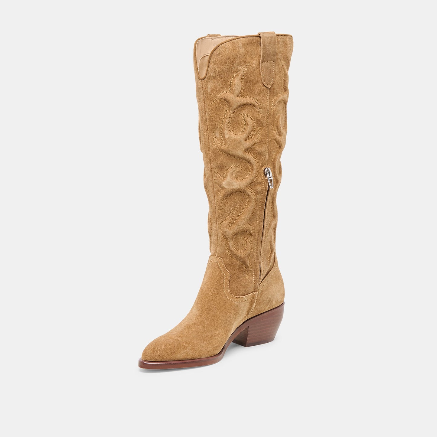Mirla Lt Brown Suede Boots Dolce Vita us