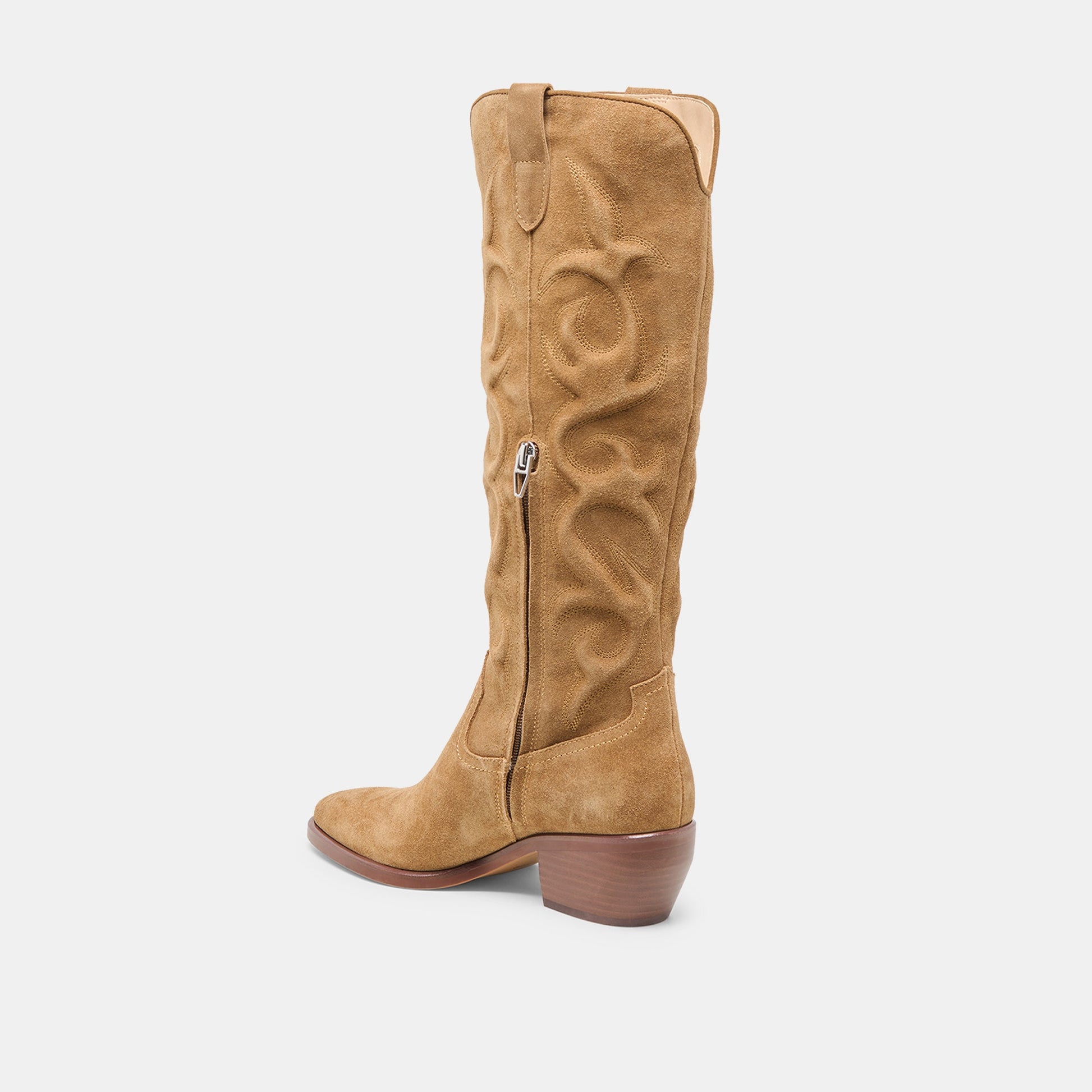 Mirla Lt Brown Suede Boots Dolce Vita us