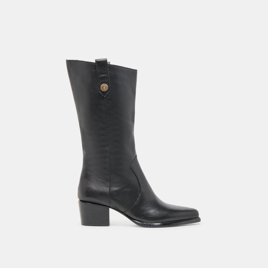 Vern Black Leather Boots Dolce Vita On sale