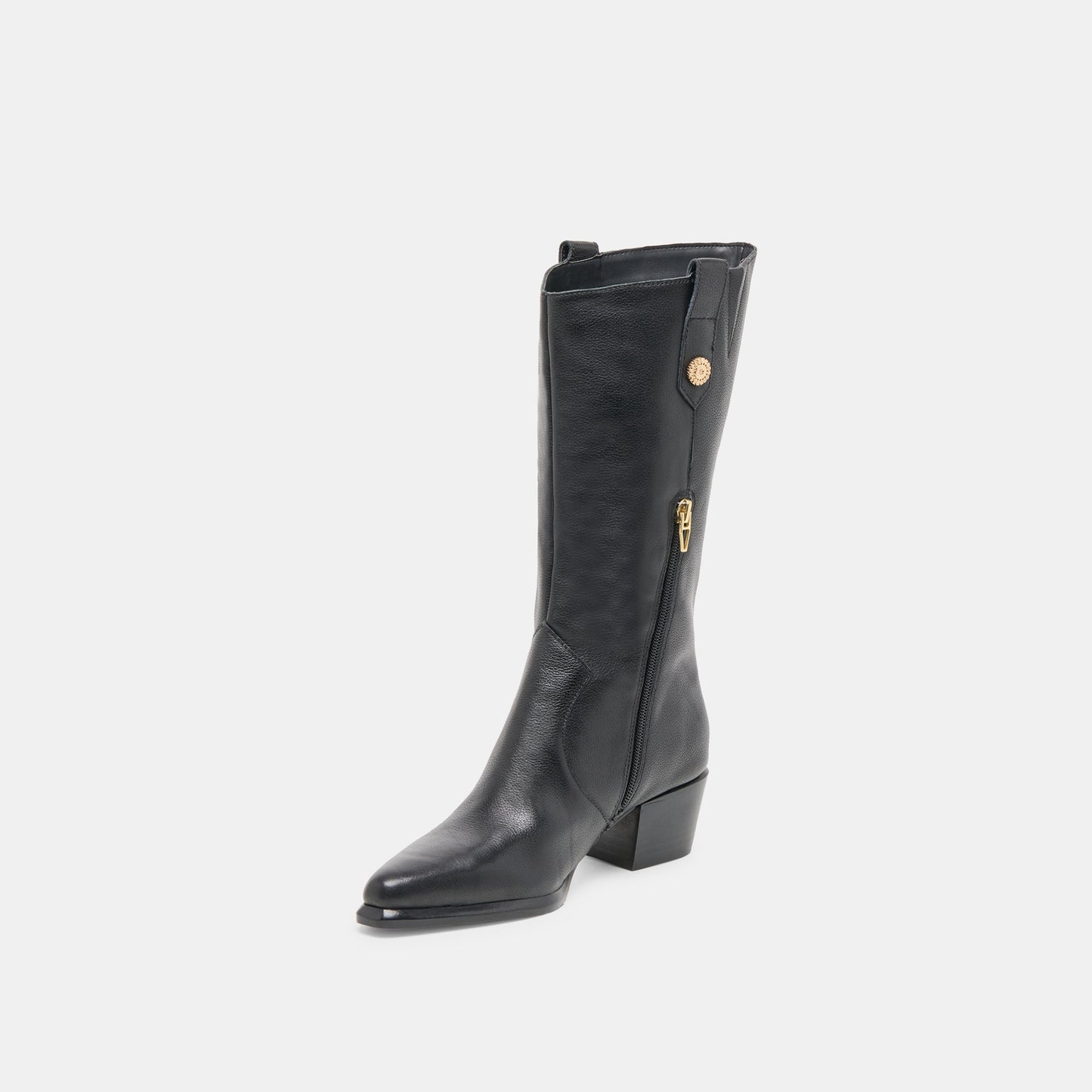 Vern Black Leather Boots Dolce Vita On sale