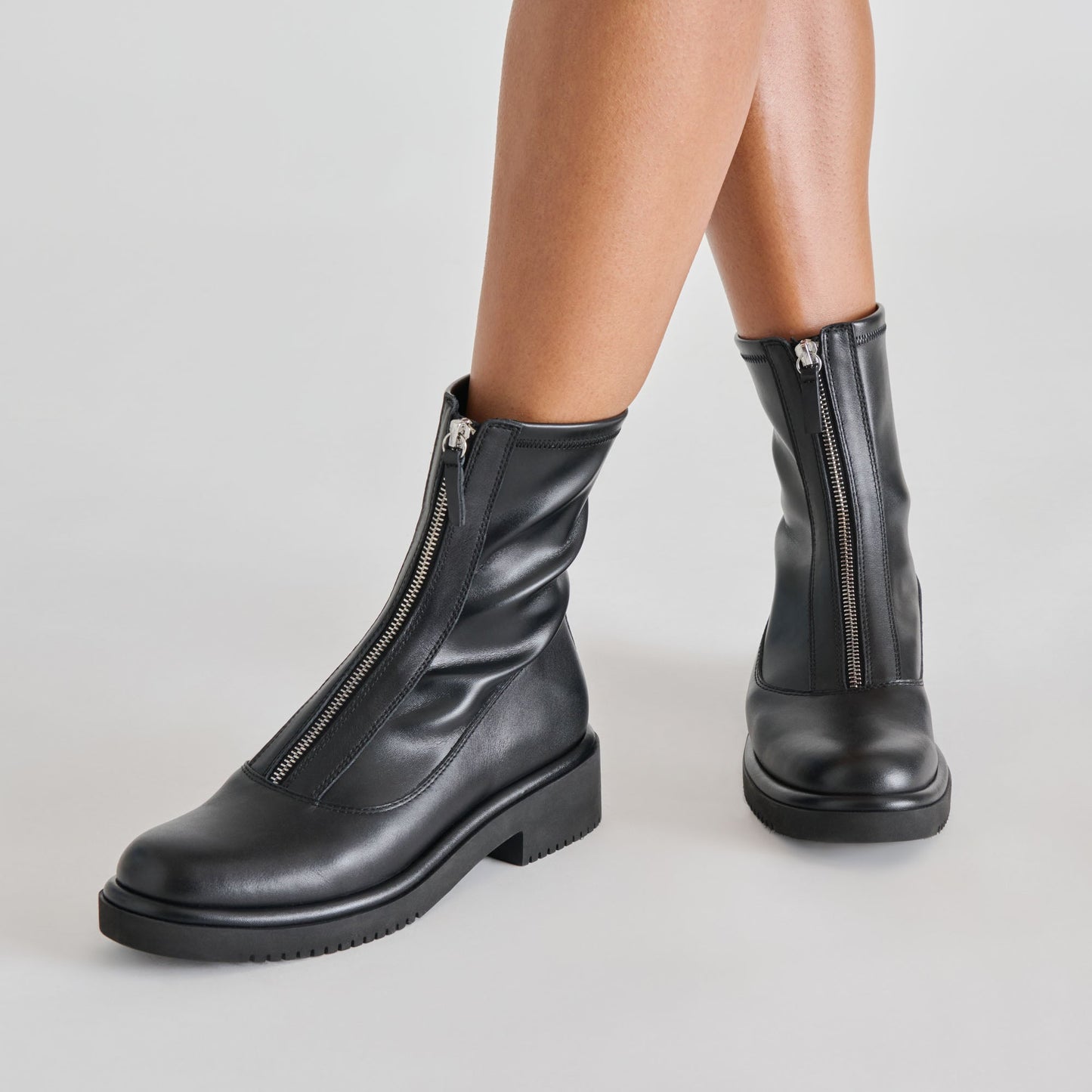 Shante Black Leather Boots Dolce Vita For sale