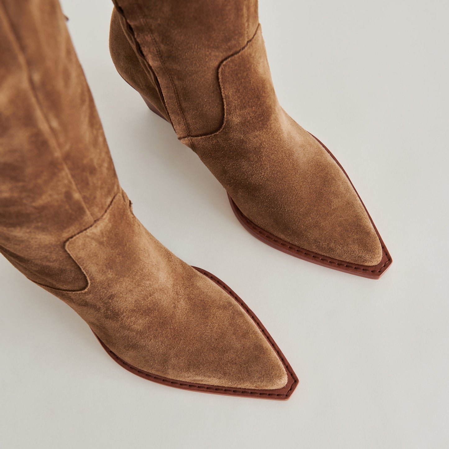 Raj Boots in Brown Suede | Women's Brown Suede Knee-High Boots
 – Dolce Vita Dolce Vita us