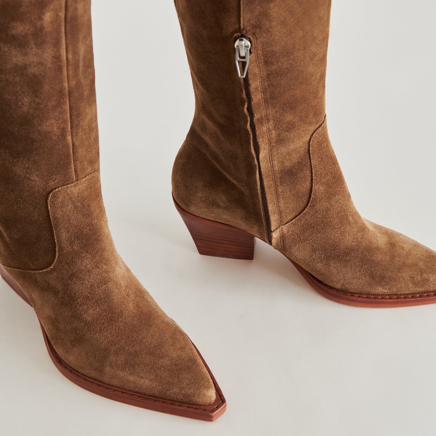 Raj Boots in Brown Suede | Women's Brown Suede Knee-High Boots
 – Dolce Vita Dolce Vita us
