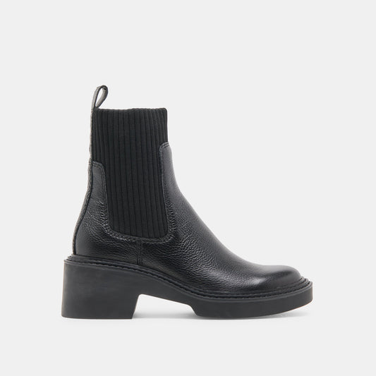 Hilora H2O Waterproof Black Leather Boots Dolce Vita On sale