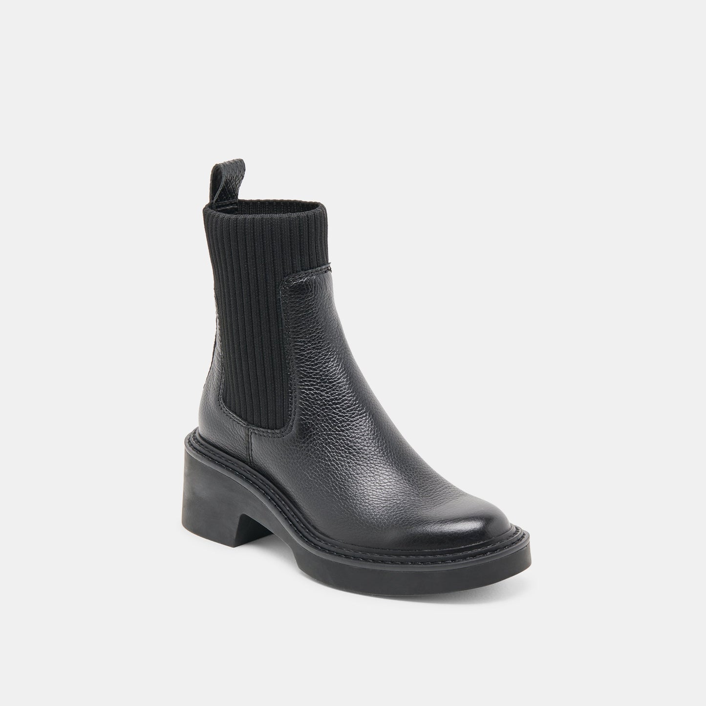Hilora H2O Waterproof Black Leather Boots Dolce Vita On sale
