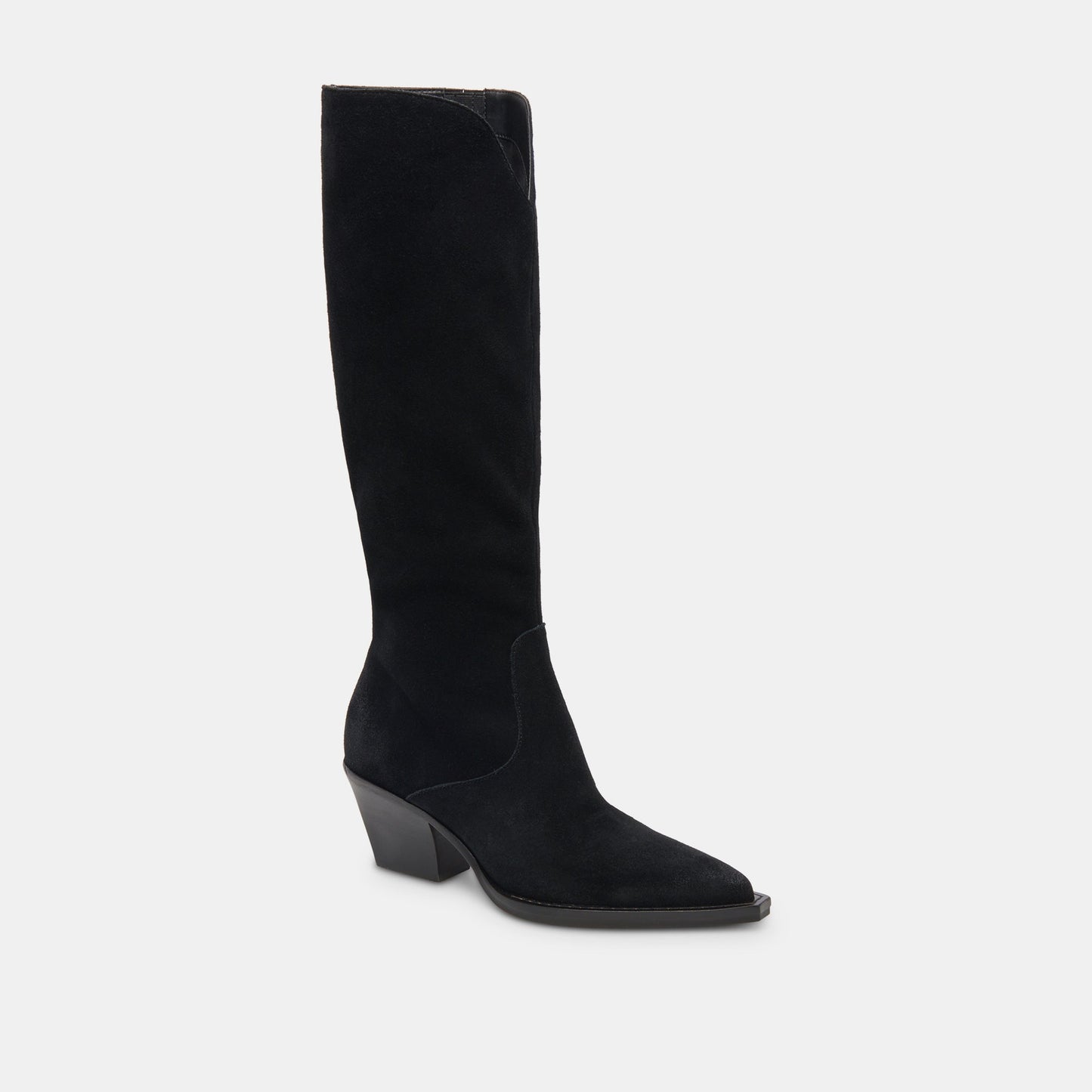 RAJ Wide Calf Boots Onyx Suede | Women's Onyx Suede Knee-High Boots
 – Dolce Vita Dolce Vita For sale