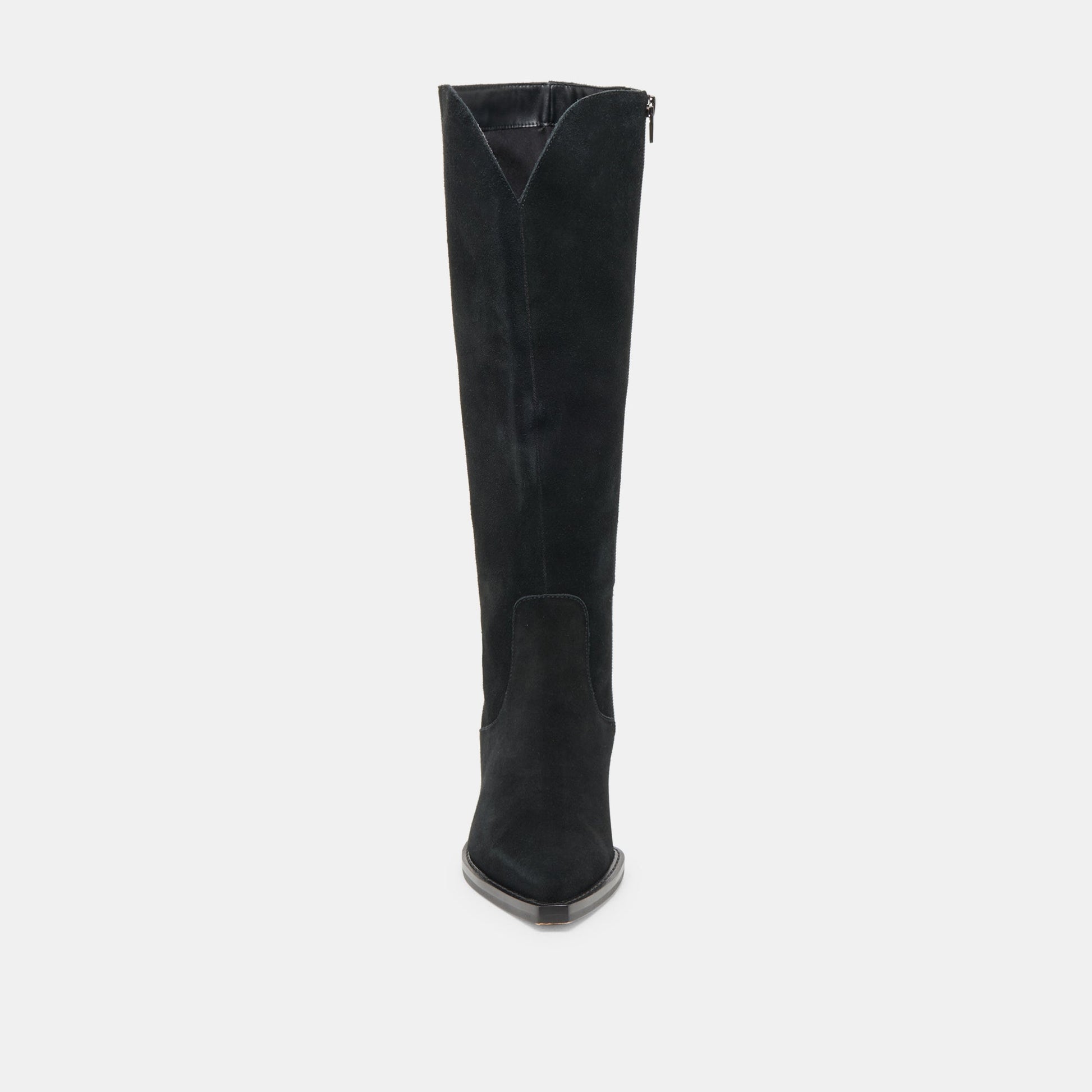 RAJ Wide Calf Boots Onyx Suede | Women's Onyx Suede Knee-High Boots
 – Dolce Vita Dolce Vita For sale