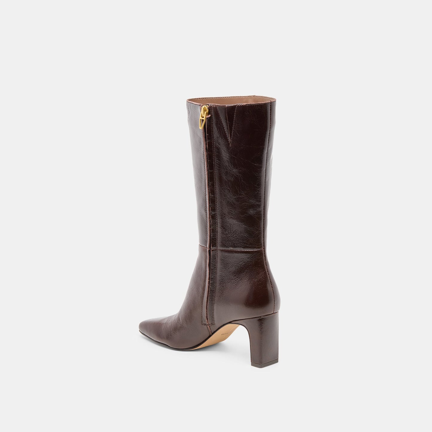 Riggs Chocolate Leather Boots Dolce Vita New