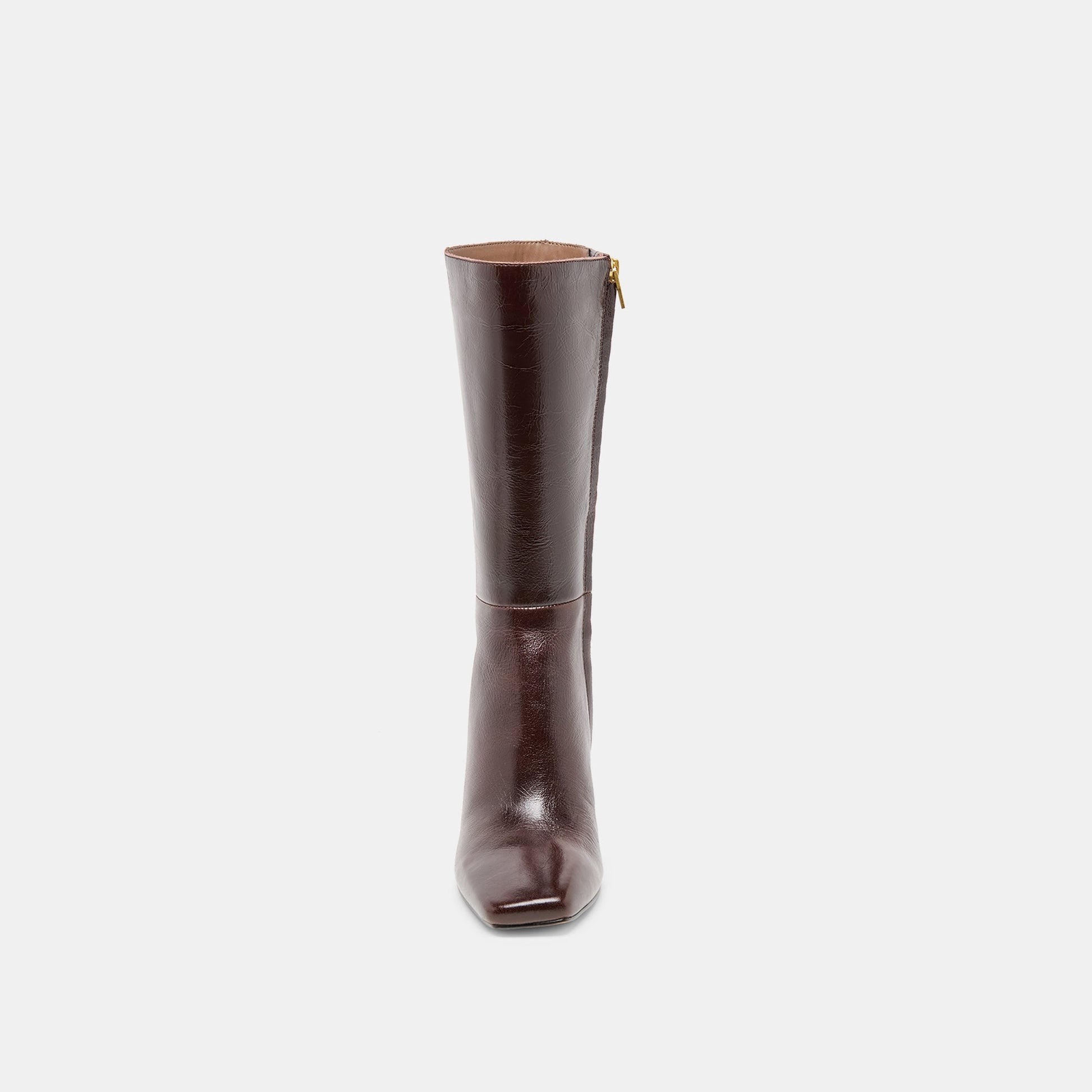 Riggs Chocolate Leather Boots Dolce Vita New