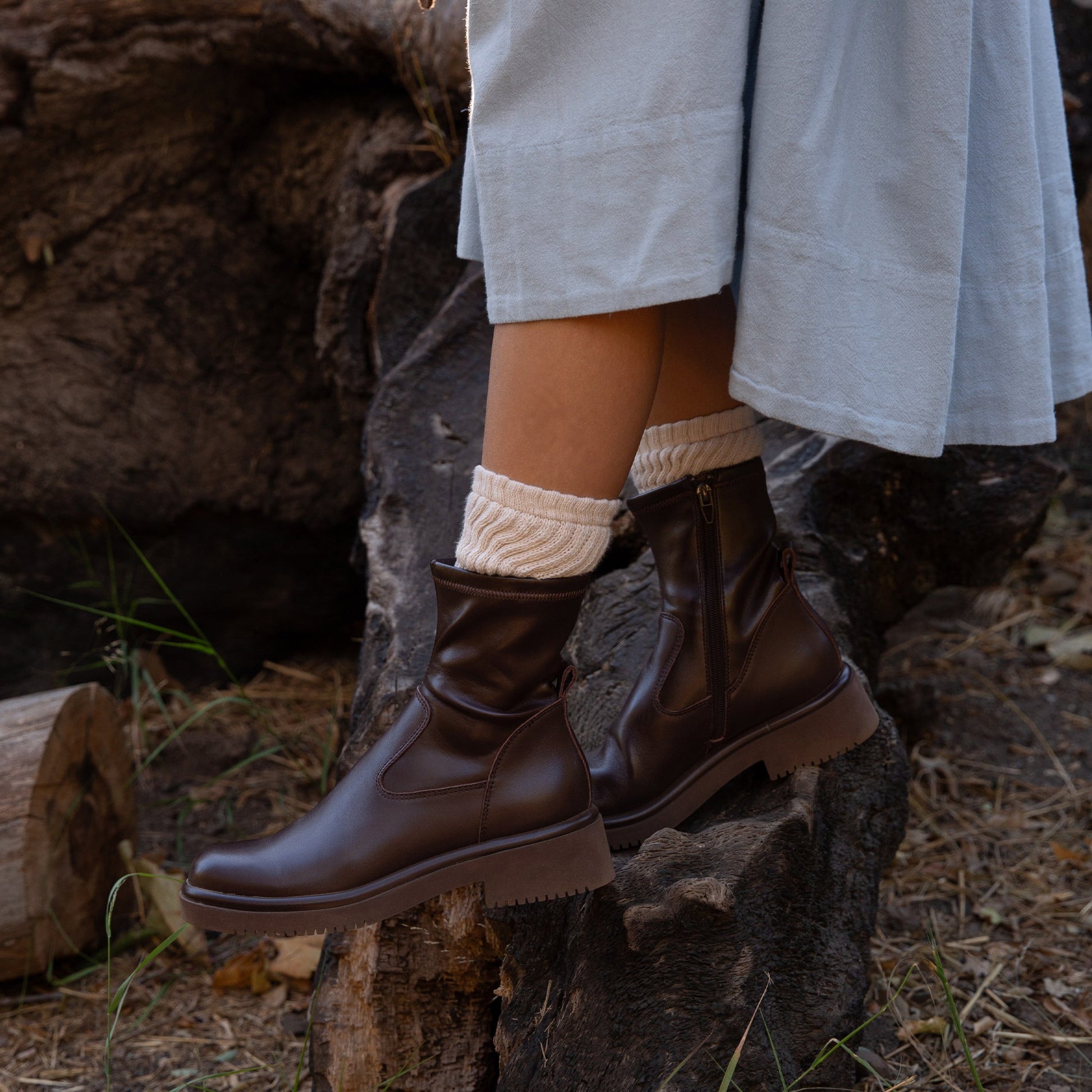 Simaya H2O Waterproof Mahogany Leather Boots Dolce Vita Online