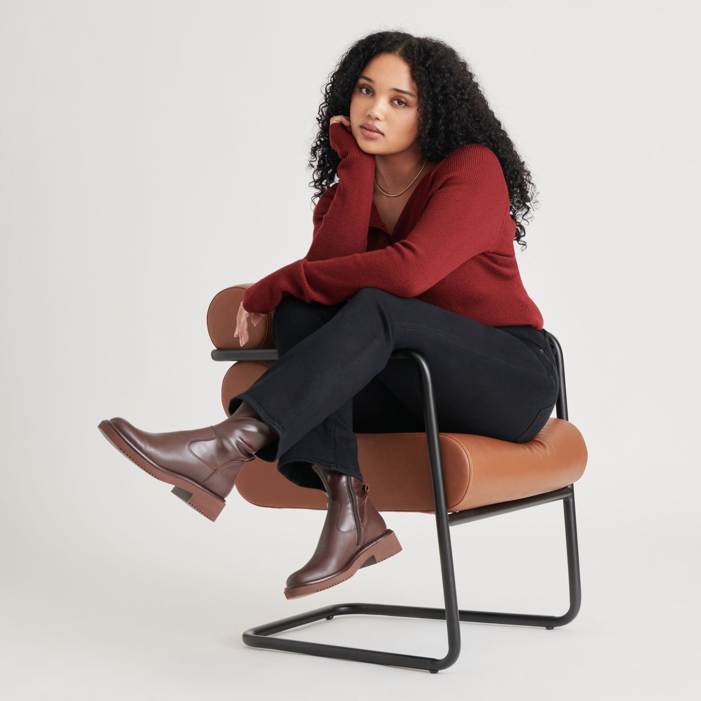 Simaya H2O Waterproof Mahogany Leather Boots Dolce Vita Online