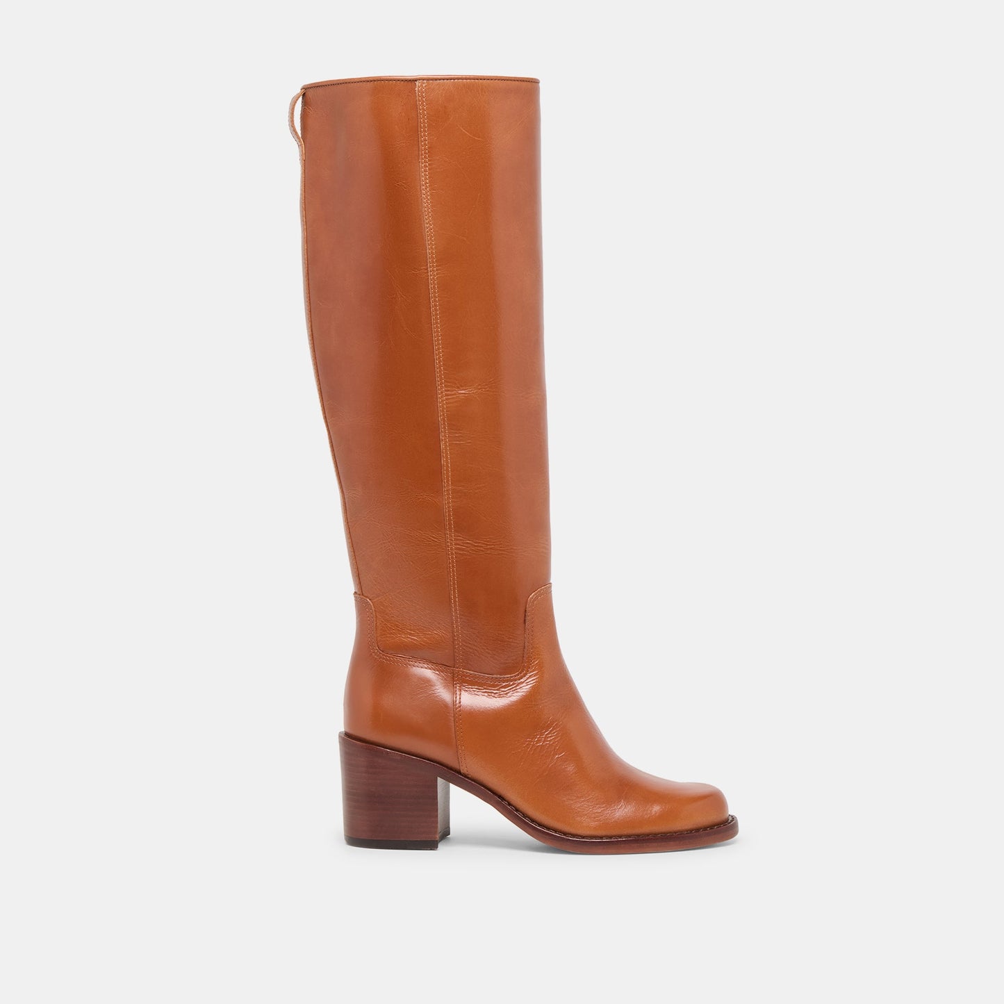 Lucyle Tan Leather Boots Dolce Vita Sale