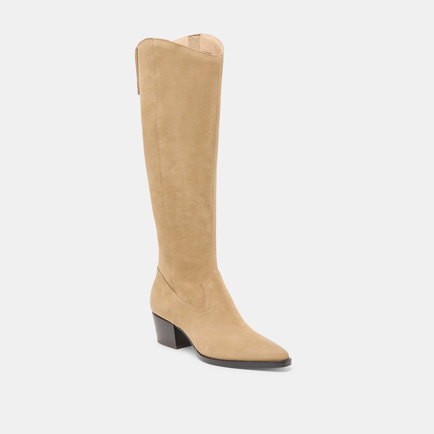 Virona H2O Waterproof Dk Taupe Suede Extra Wide Calf Boots Dolce Vita On sale