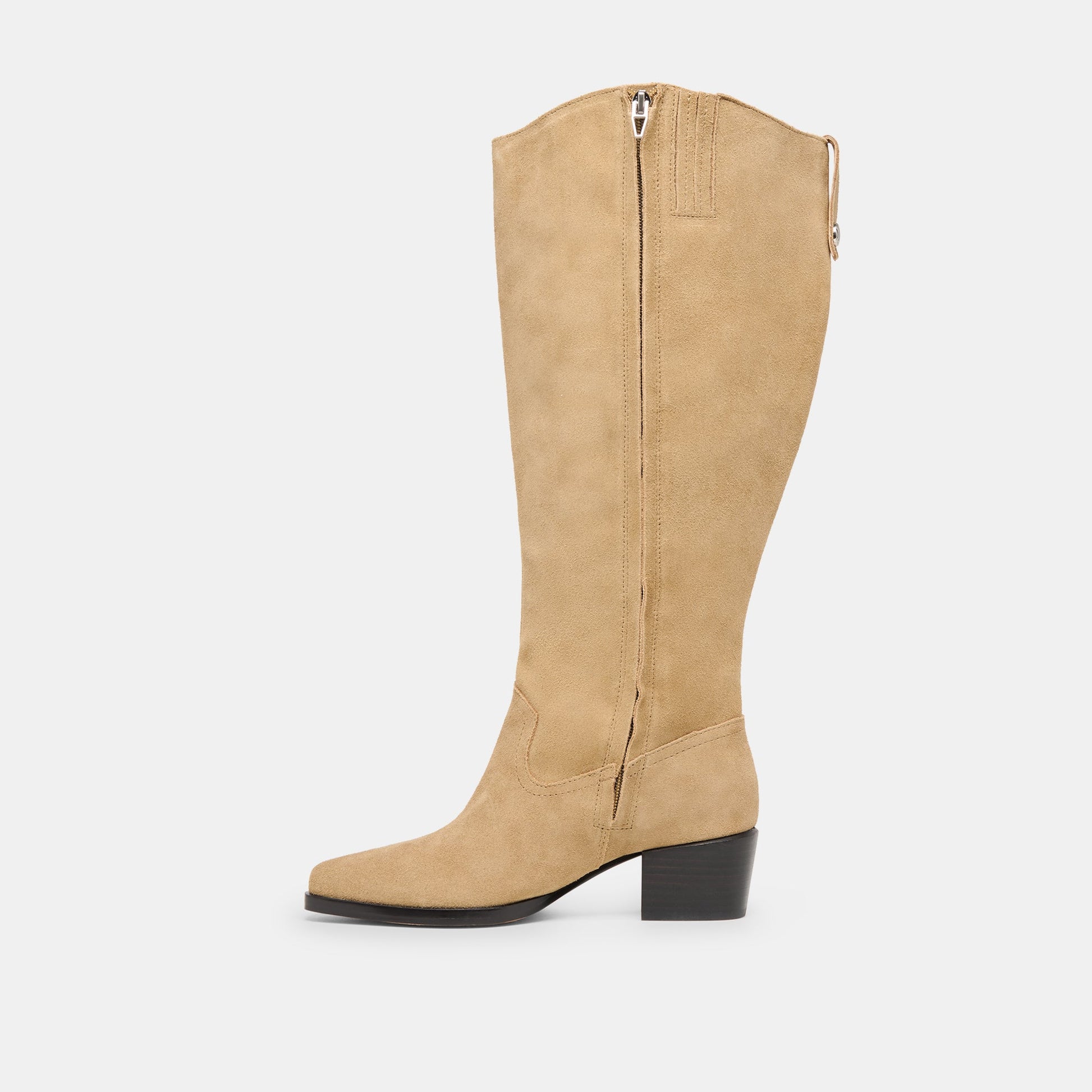Virona H2O Waterproof Dk Taupe Suede Extra Wide Calf Boots Dolce Vita On sale