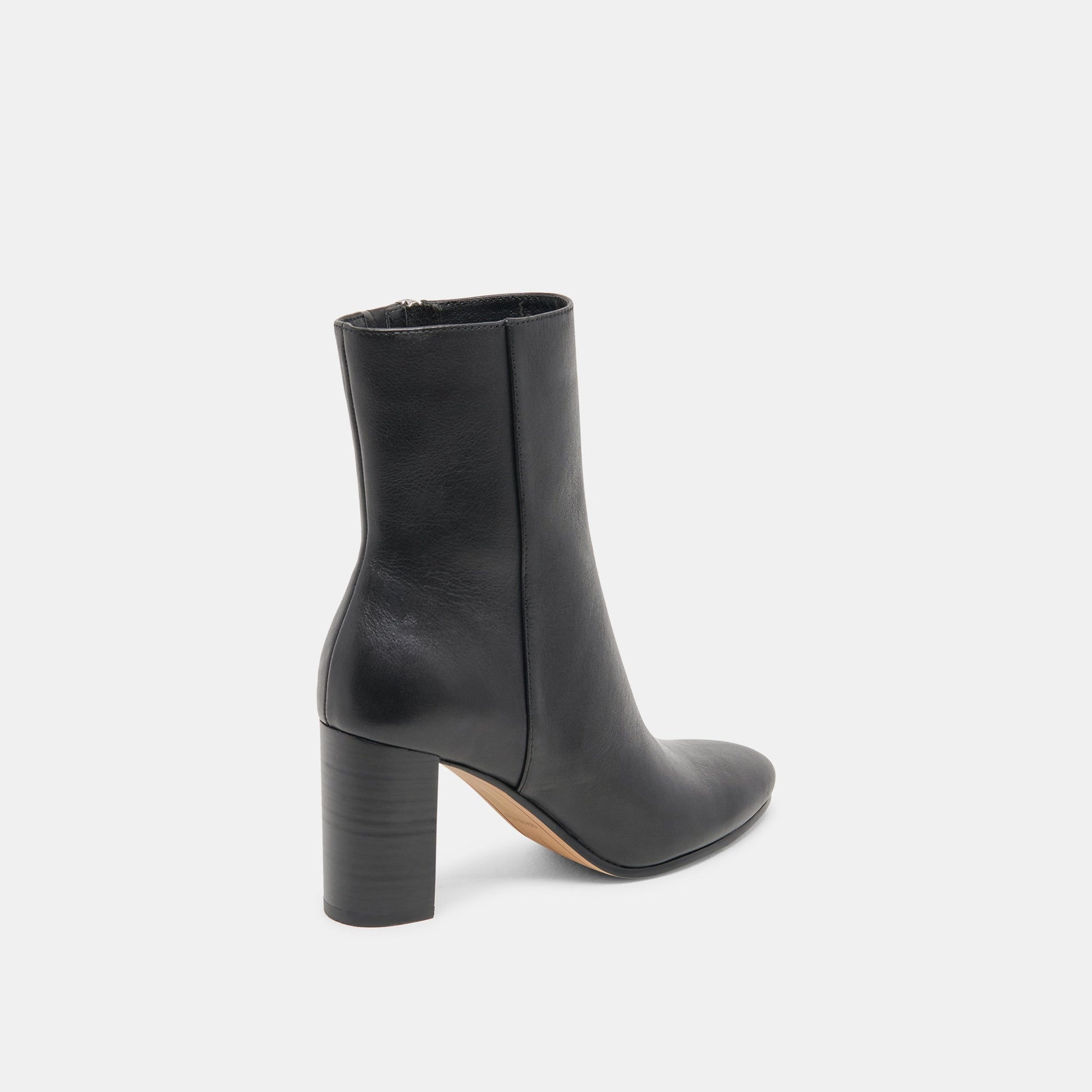 Suzy Wide Black Leather Booties Dolce Vita For sale