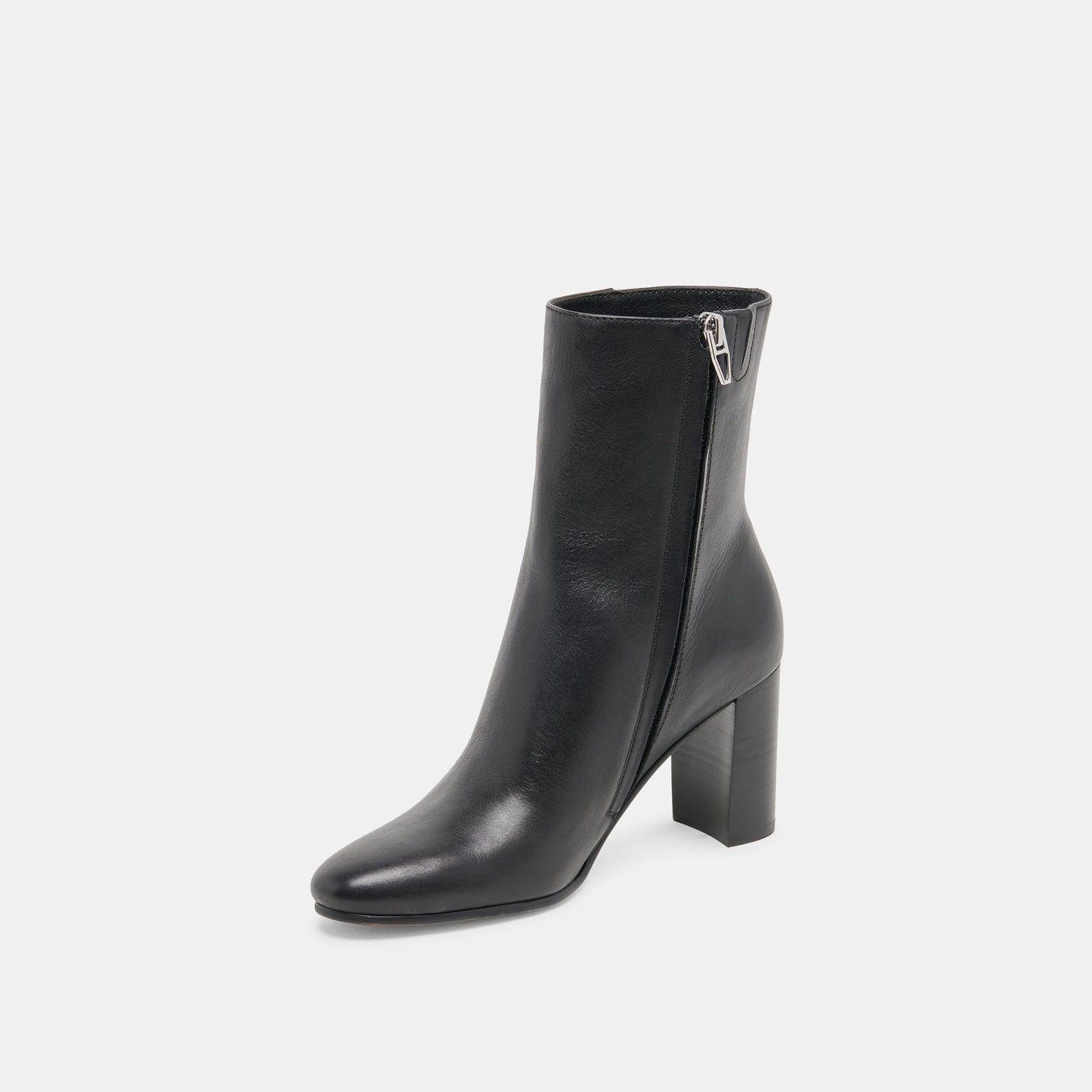 Suzy Wide Black Leather Booties Dolce Vita For sale