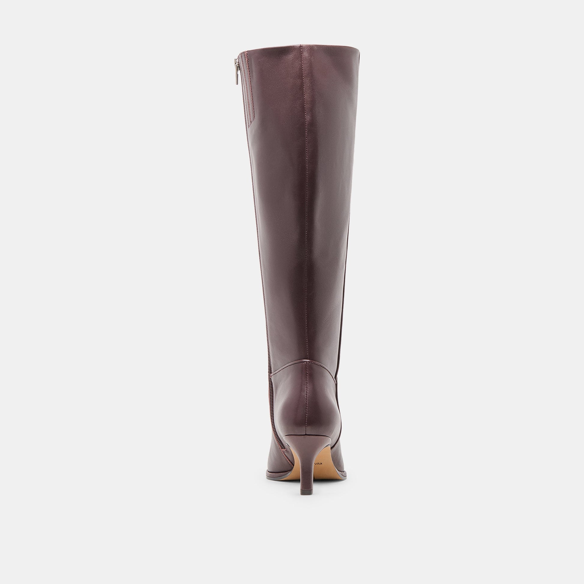 Aldy Mulberry Leather Boots Dolce Vita us
