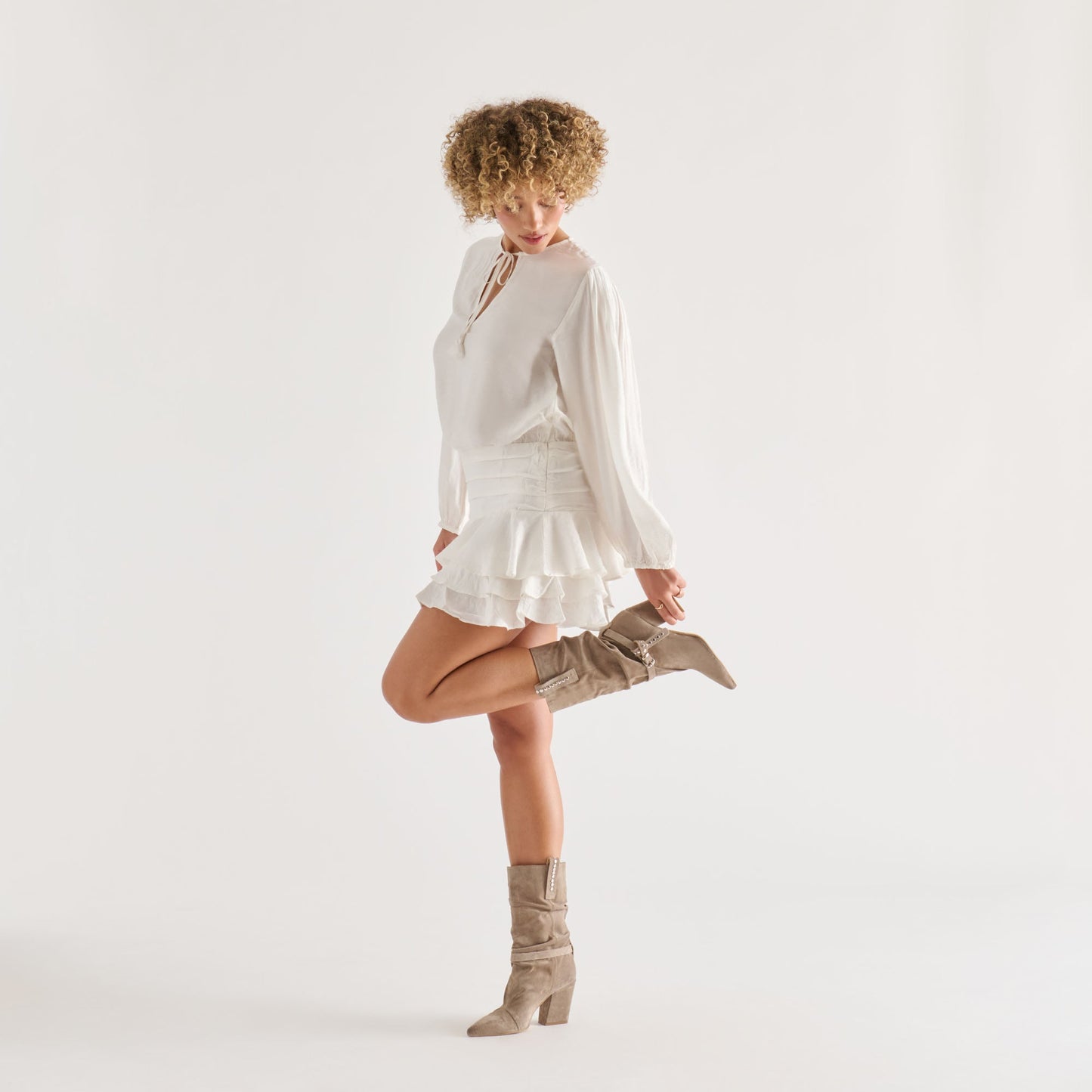 Morla Taupe Suede Boots Dolce Vita For sale