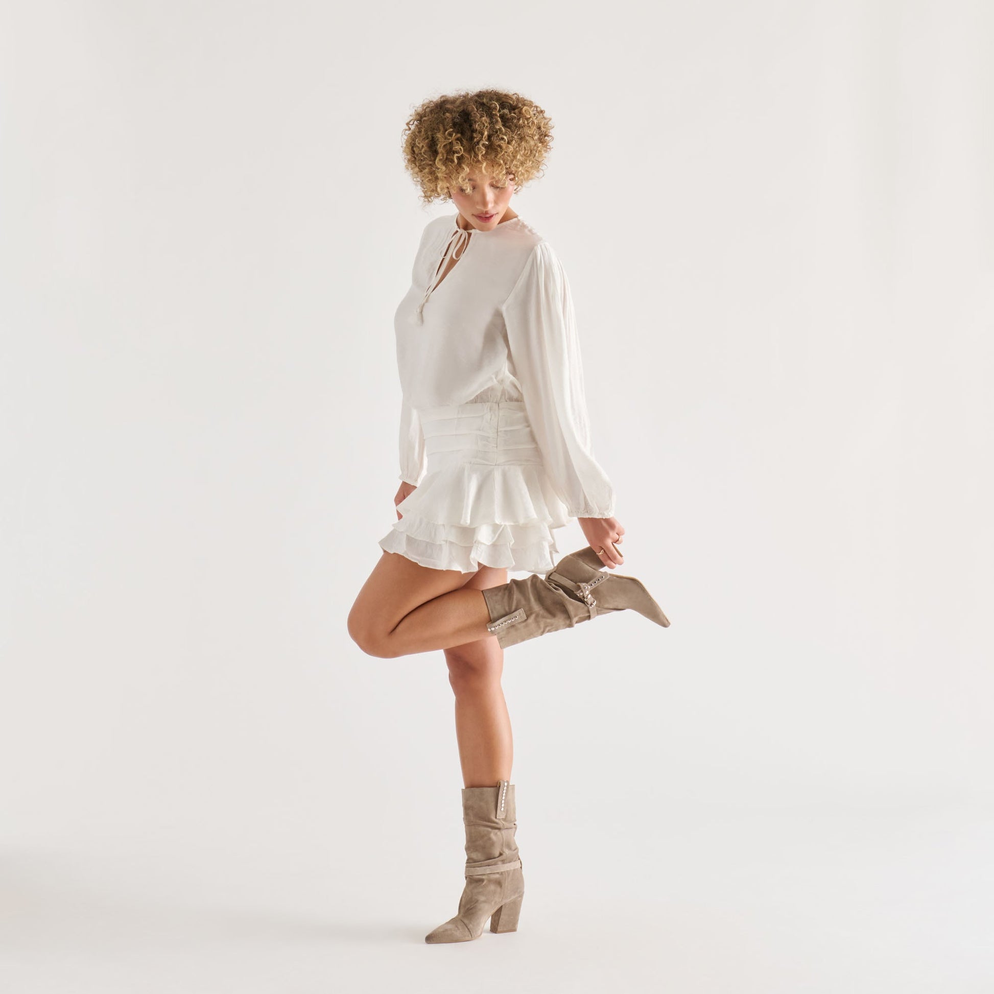 Morla Taupe Suede Boots Dolce Vita For sale