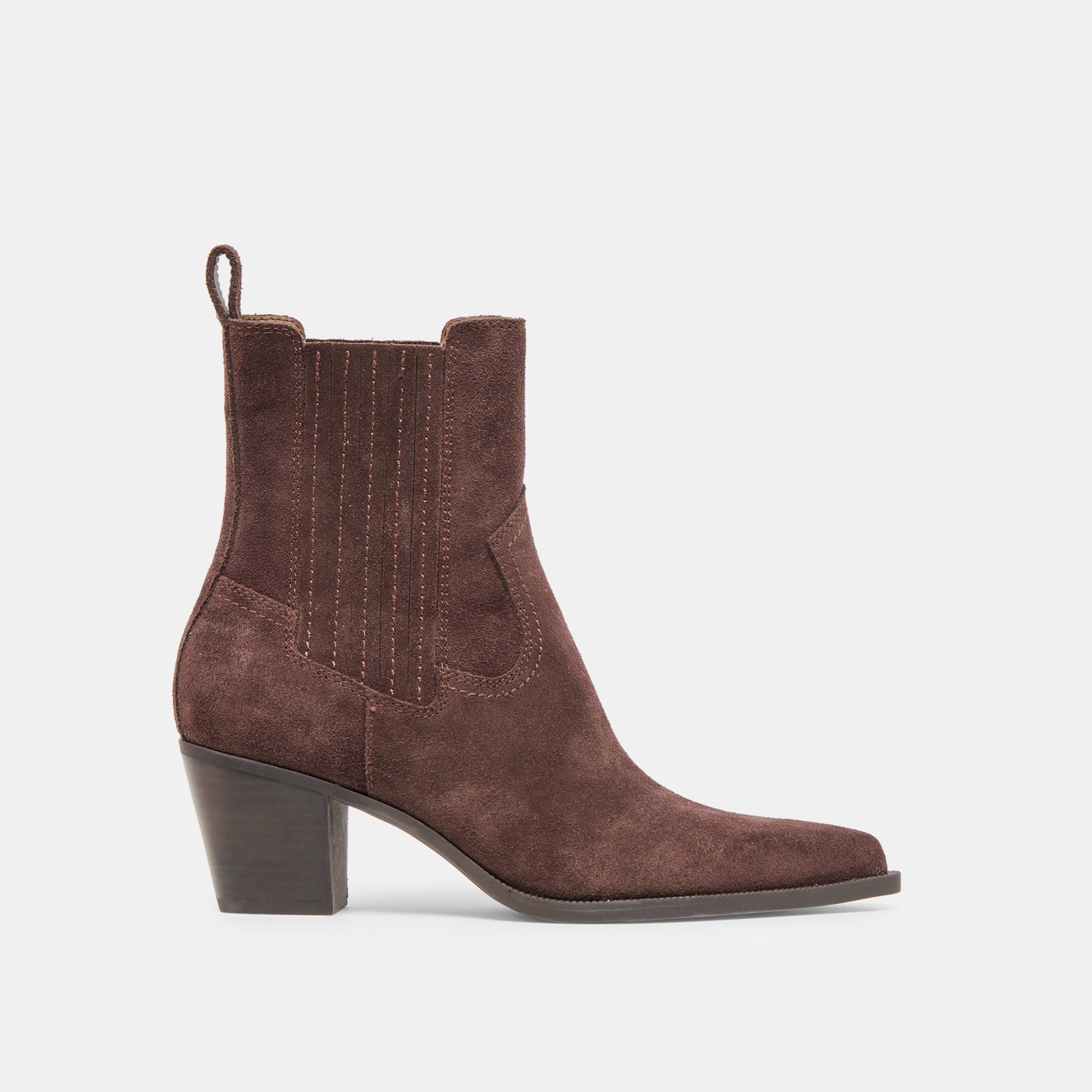 Slim Mahogany Suede Booties Dolce Vita On sale