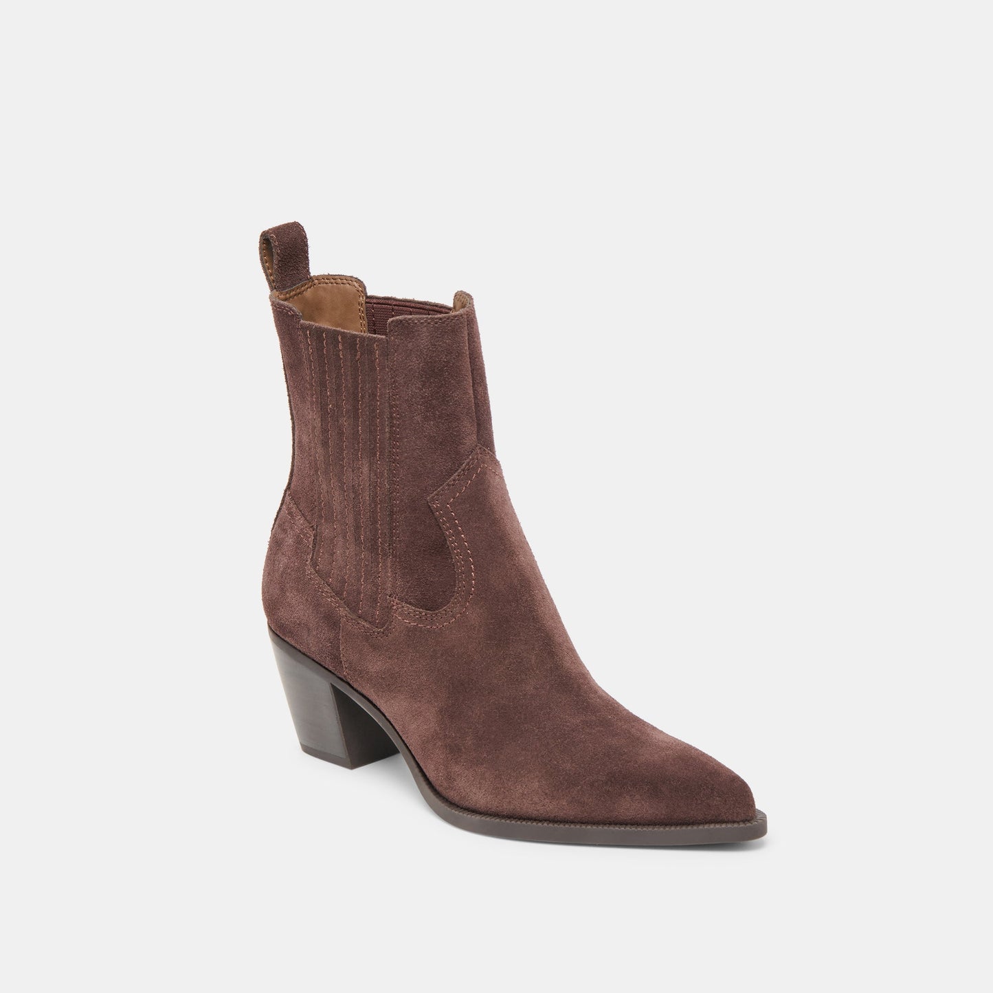 Slim Mahogany Suede Booties Dolce Vita On sale