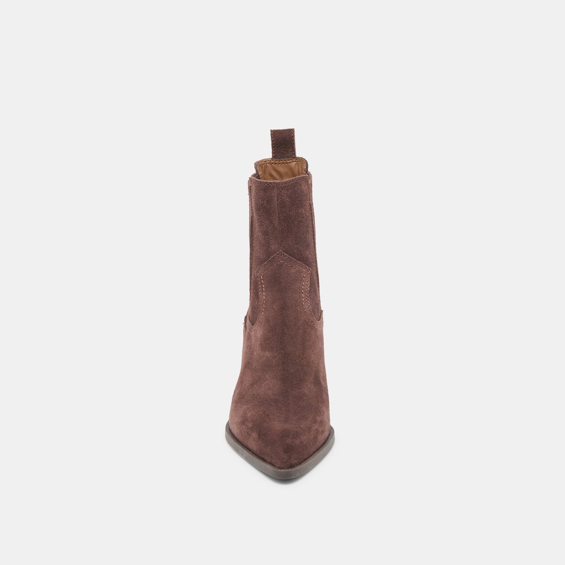 Slim Mahogany Suede Booties Dolce Vita On sale