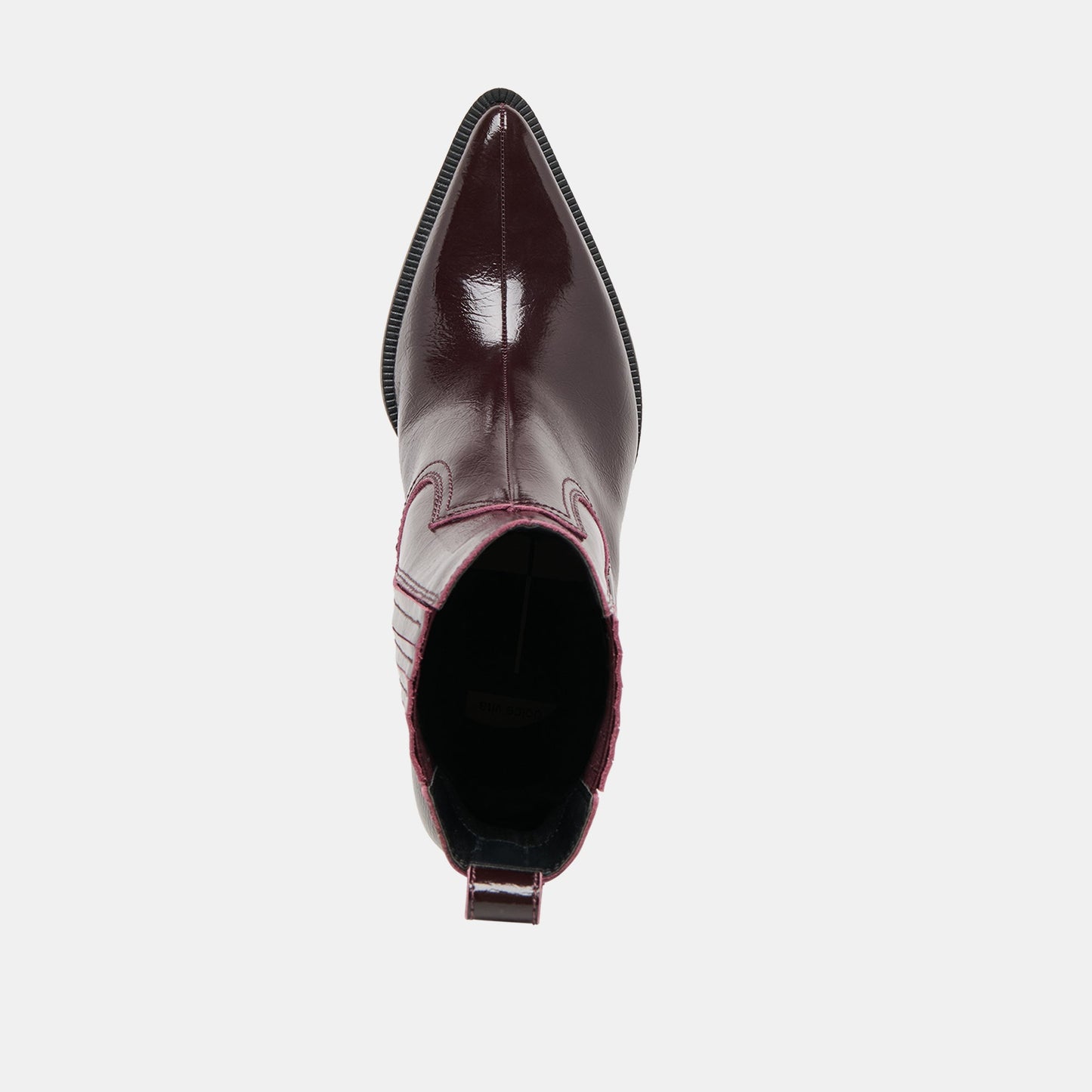 Slim Mulberry Crinkle Patent Booties Dolce Vita us