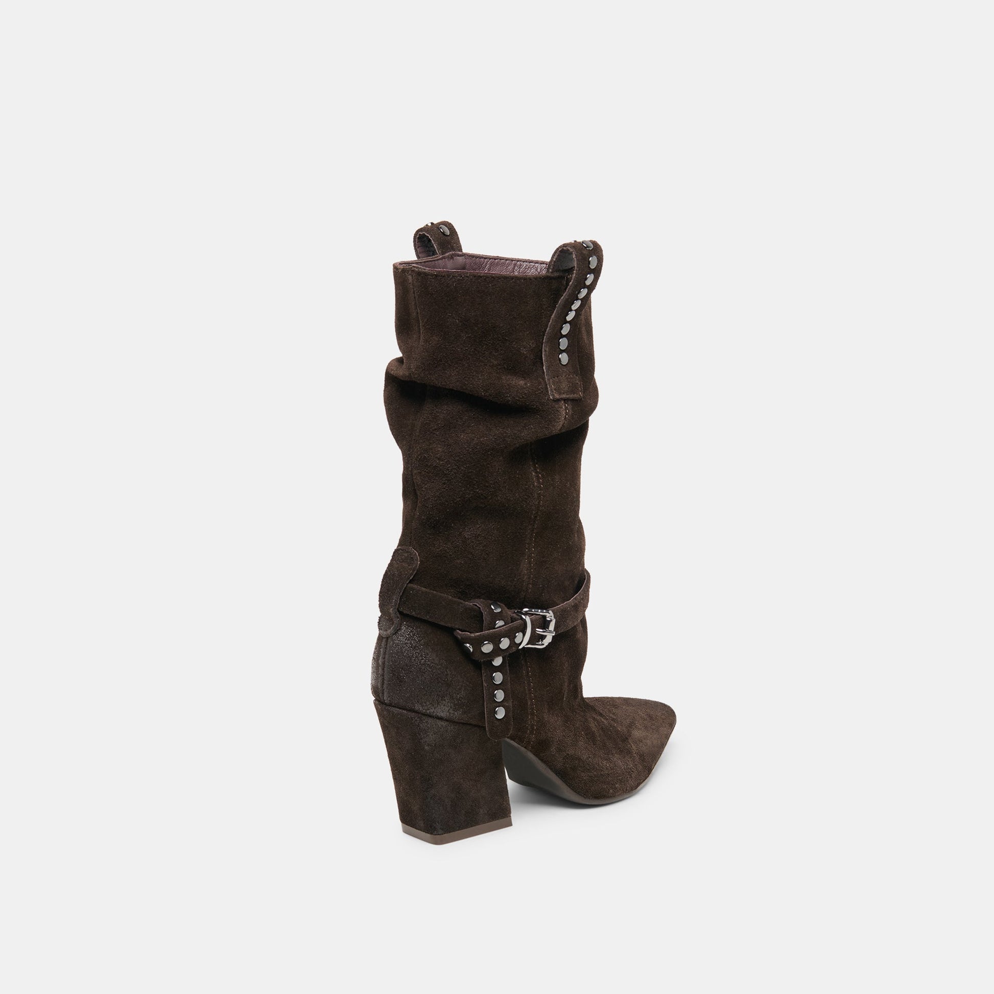 Morla Dk Brown Suede Boots Dolce Vita Outlet