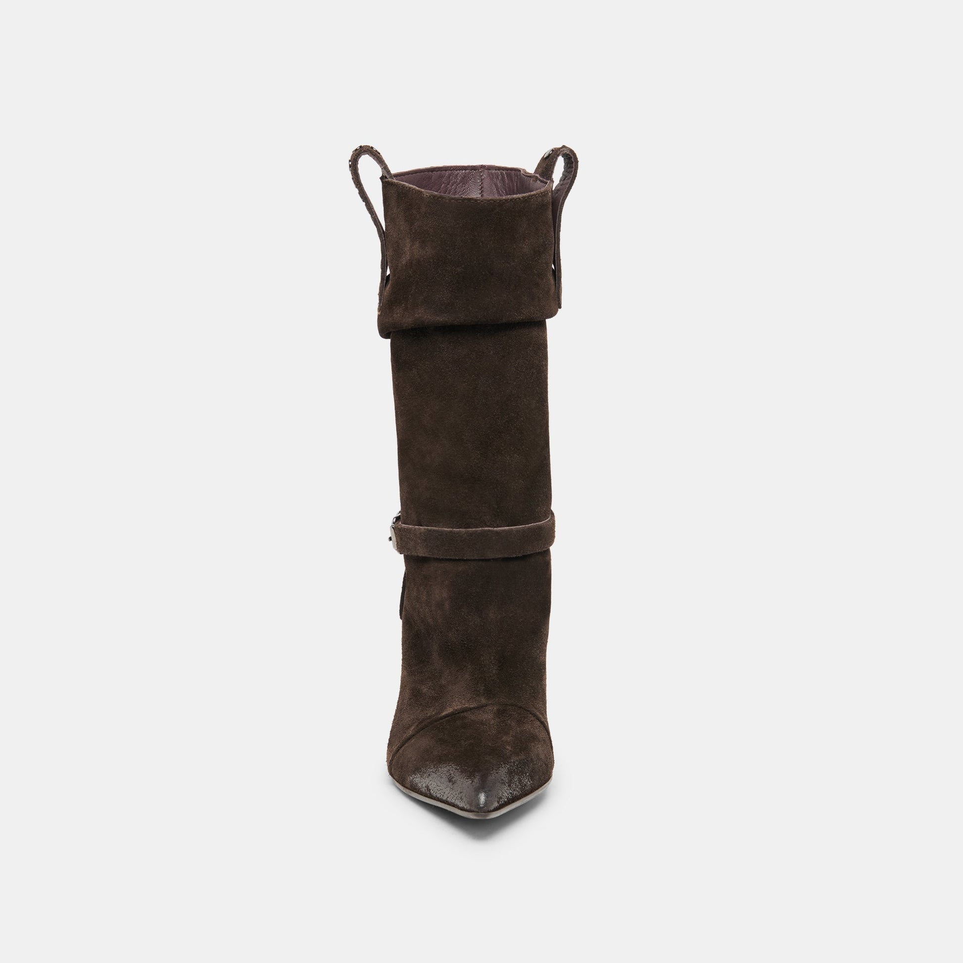 Morla Dk Brown Suede Boots Dolce Vita Outlet