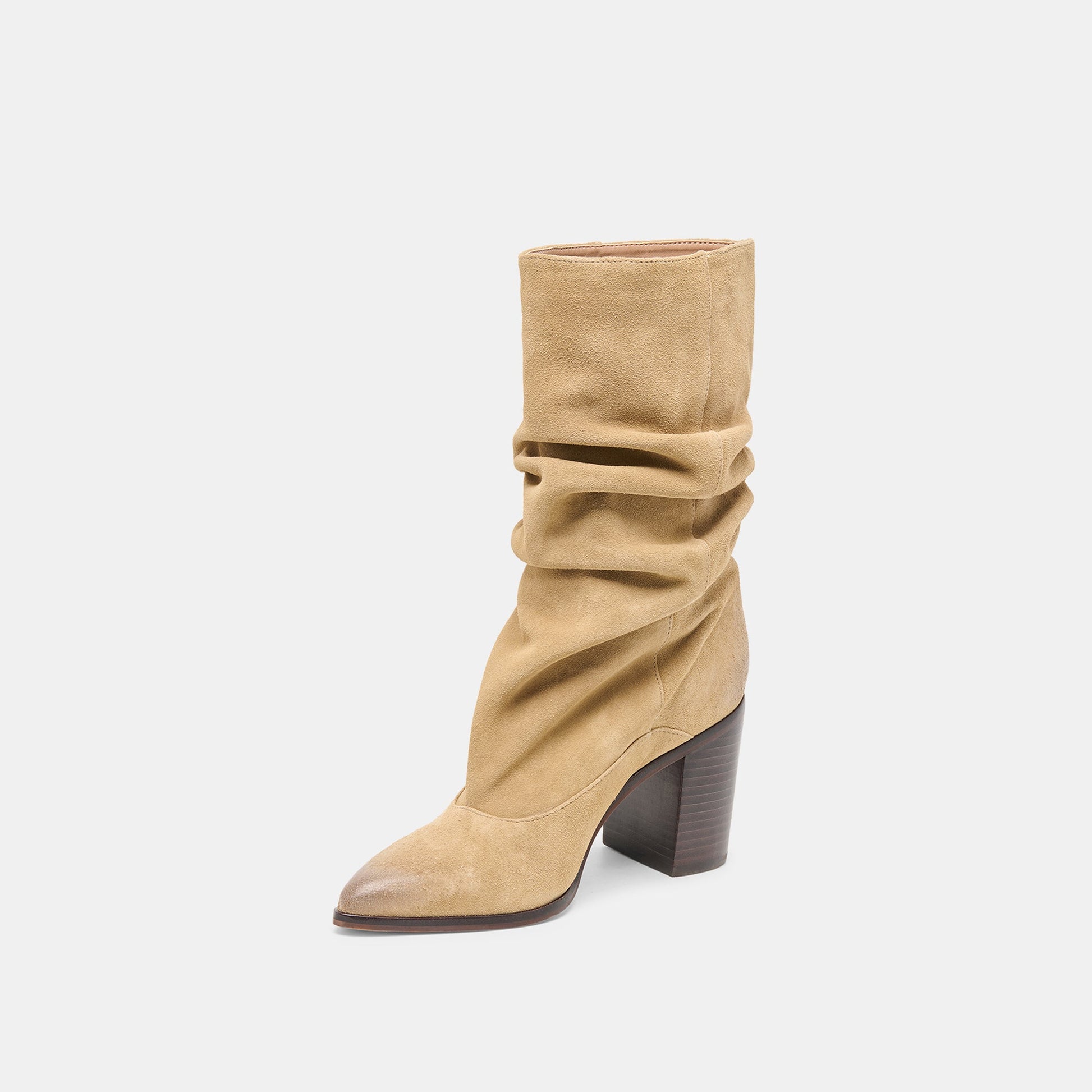 Talina Dk Taupe Suede Boots Dolce Vita New