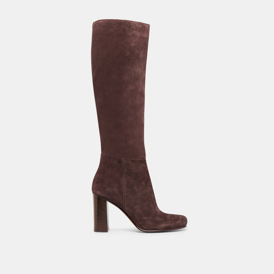 Hudsin Mahogany Suede Boots Dolce Vita Discount