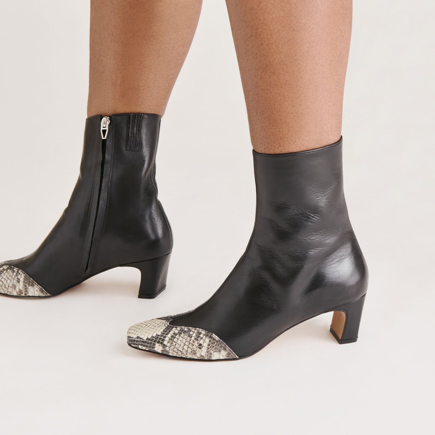Anika Black Multi Leather Boots Dolce Vita Outlet