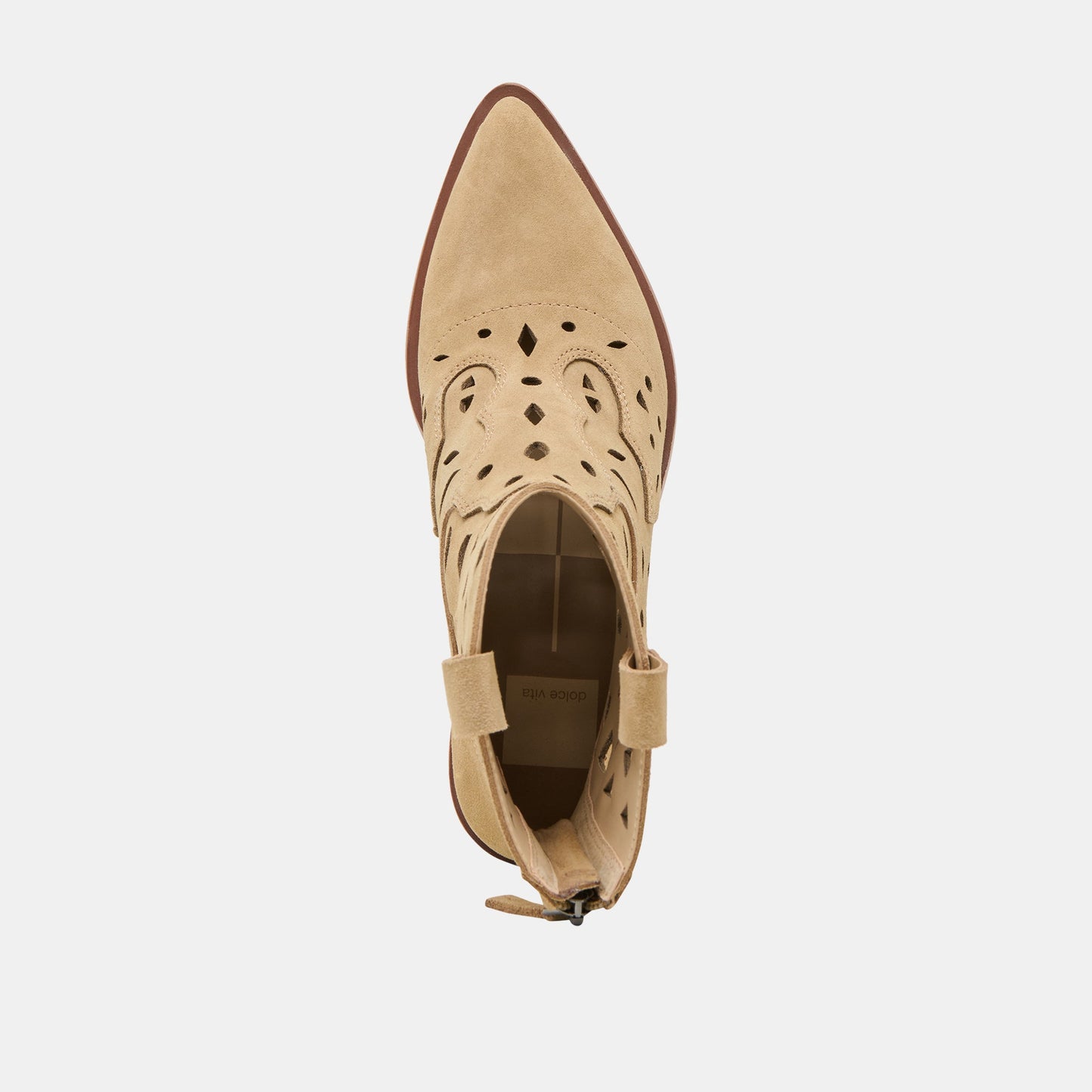 Zenobi Dk Taupe Suede Booties Dolce Vita us